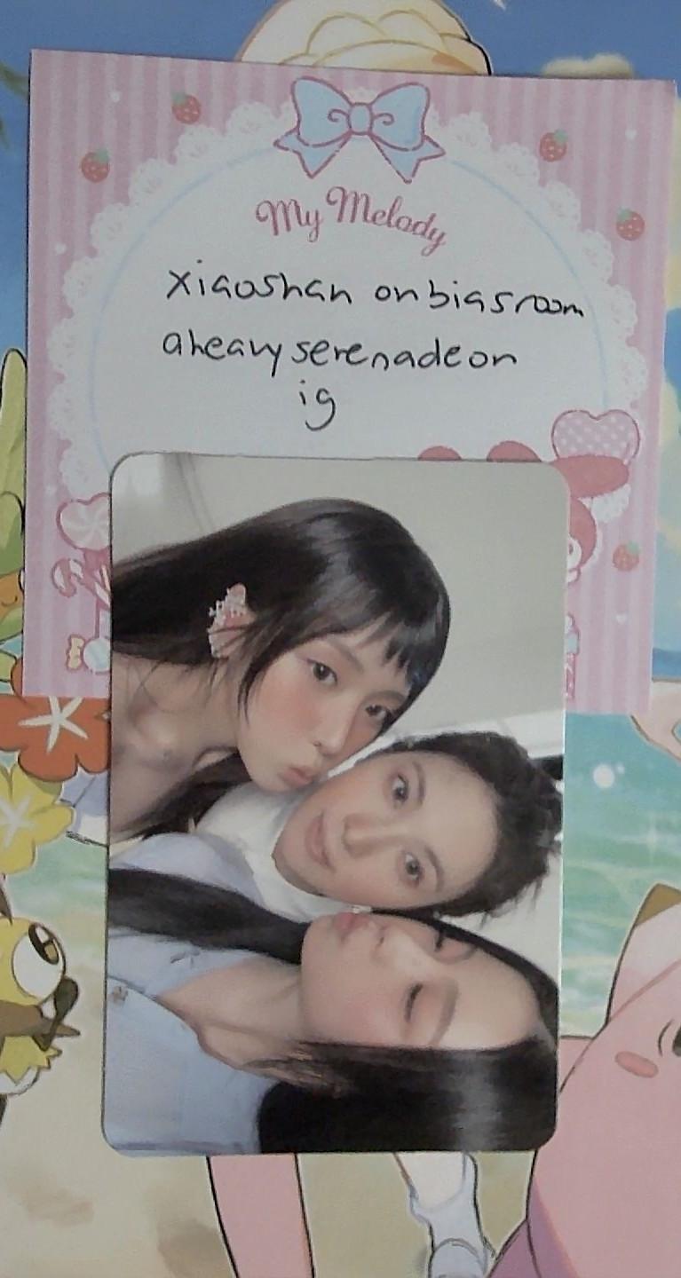 NMIXX NMIXX - Bae & Jiwoo & Kyujin - Heavy Serenade Album album photocard heavy version unit photocard horizontal listing photo 1