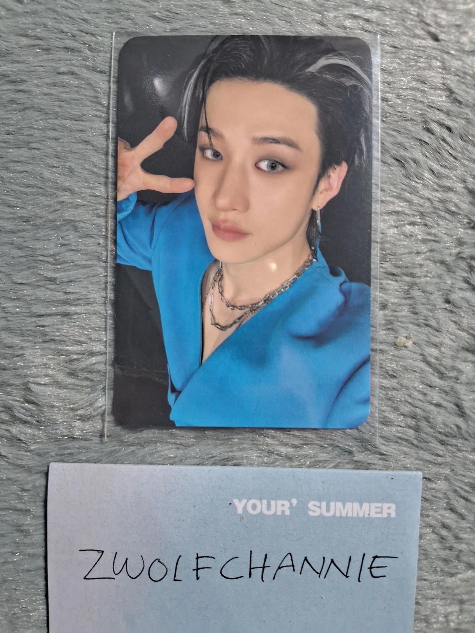 Stray Kids Bang Chan Stray Kids - Bang Chan - KARMA Pop-Up Store Event merch photocard week 2 30k won benefit pop-up store listing photo 1