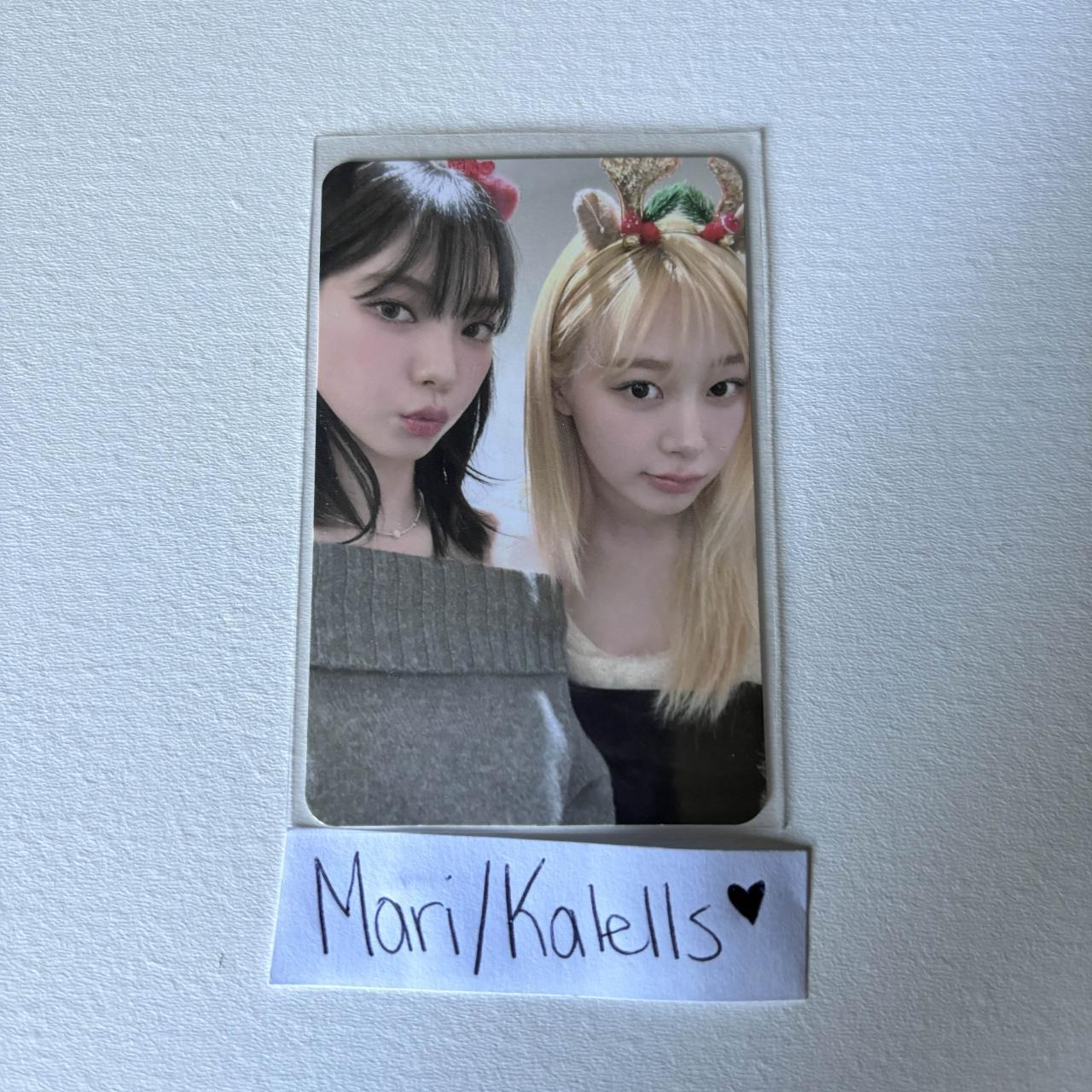aespa aespa - Karina & Giselle - Pink Christmas (All) Other trading card 2023 version listing photo 1