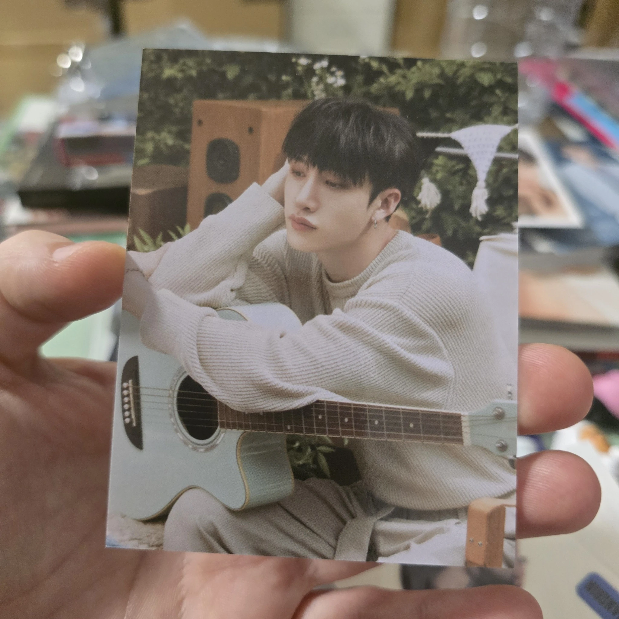 Stray Kids Bang Chan Stray Kids - Bang Chan - NACIFIC x Stray Kids Other brand collaboration round 21 nacific mini postcard supplemental listing photo 1