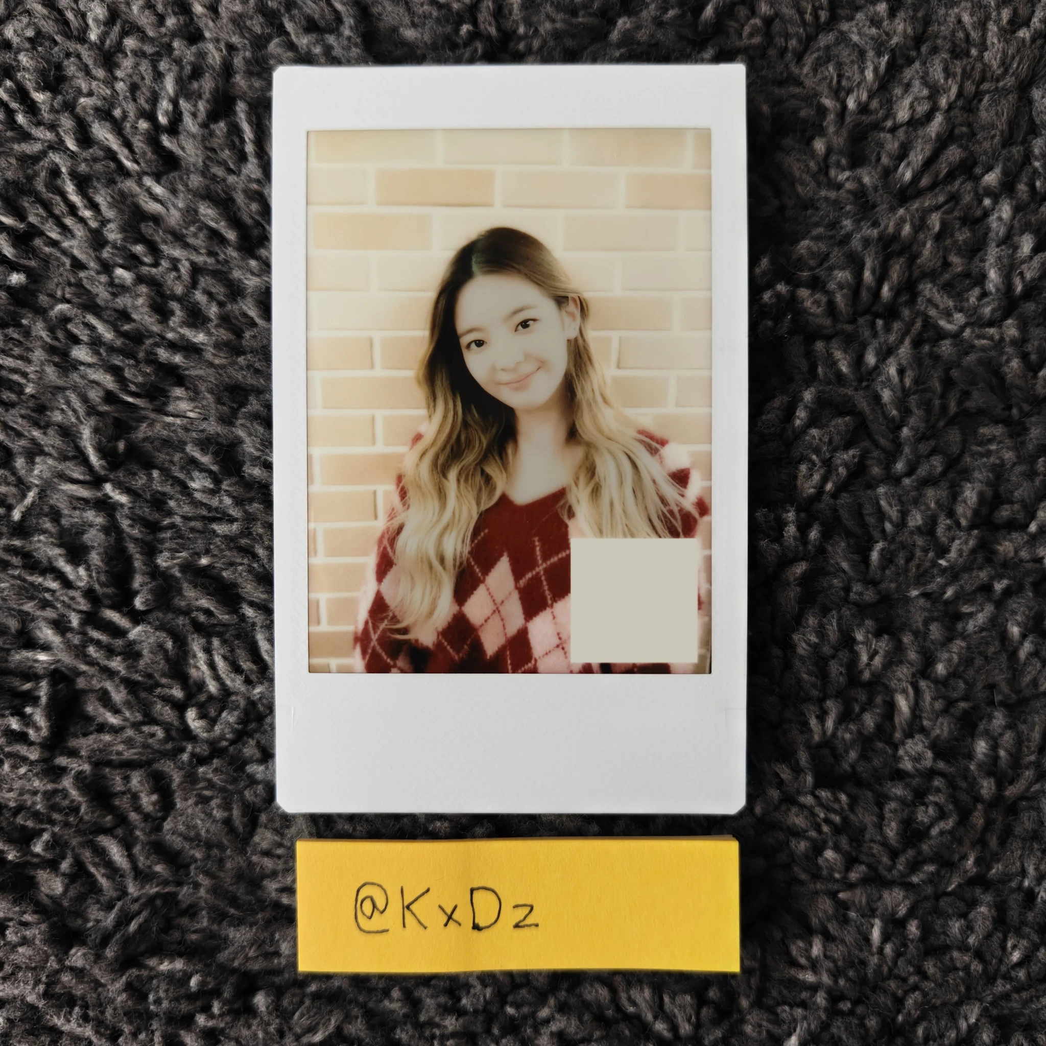ITZY Lia ITZY - Lia - Crazy in Love Album polaroid soundwave winner benefit round 2 video call/fancall qr card listing photo 1