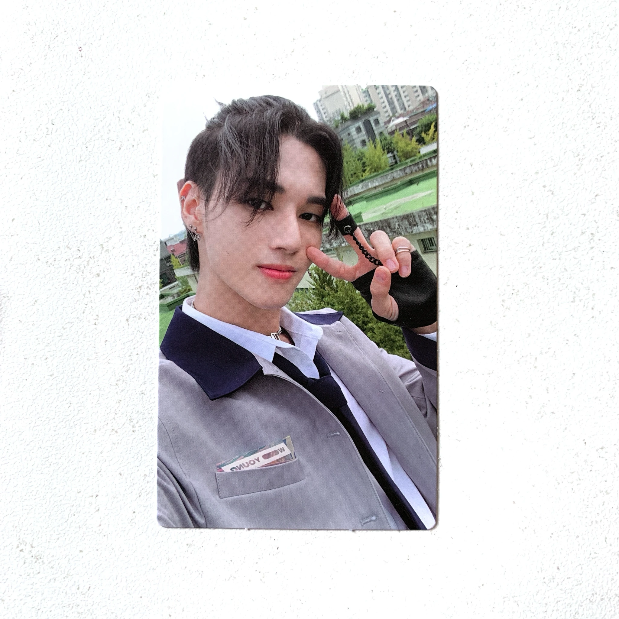 ATEEZ Wooyoung ATEEZ - Wooyoung - ZERO : FEVER Part.1 Album mymusictaste (mmt) merch photocard name tag listing photo 1