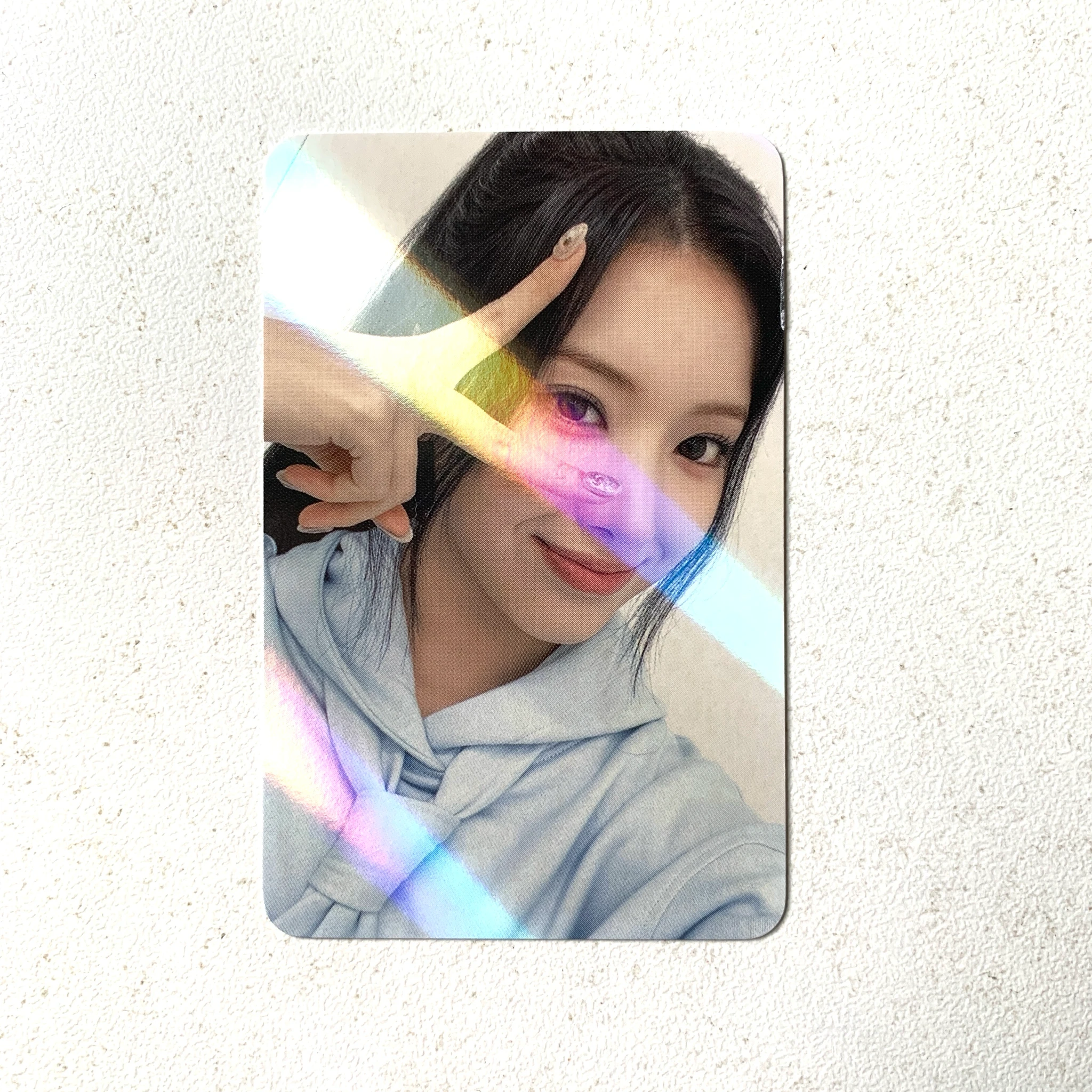 NMIXX Jiwoo NMIXX - Jiwoo - Fe3O4: BREAK Album pob (pre-order benefit) makestar round 1 holographic (hologram) listing photo 1