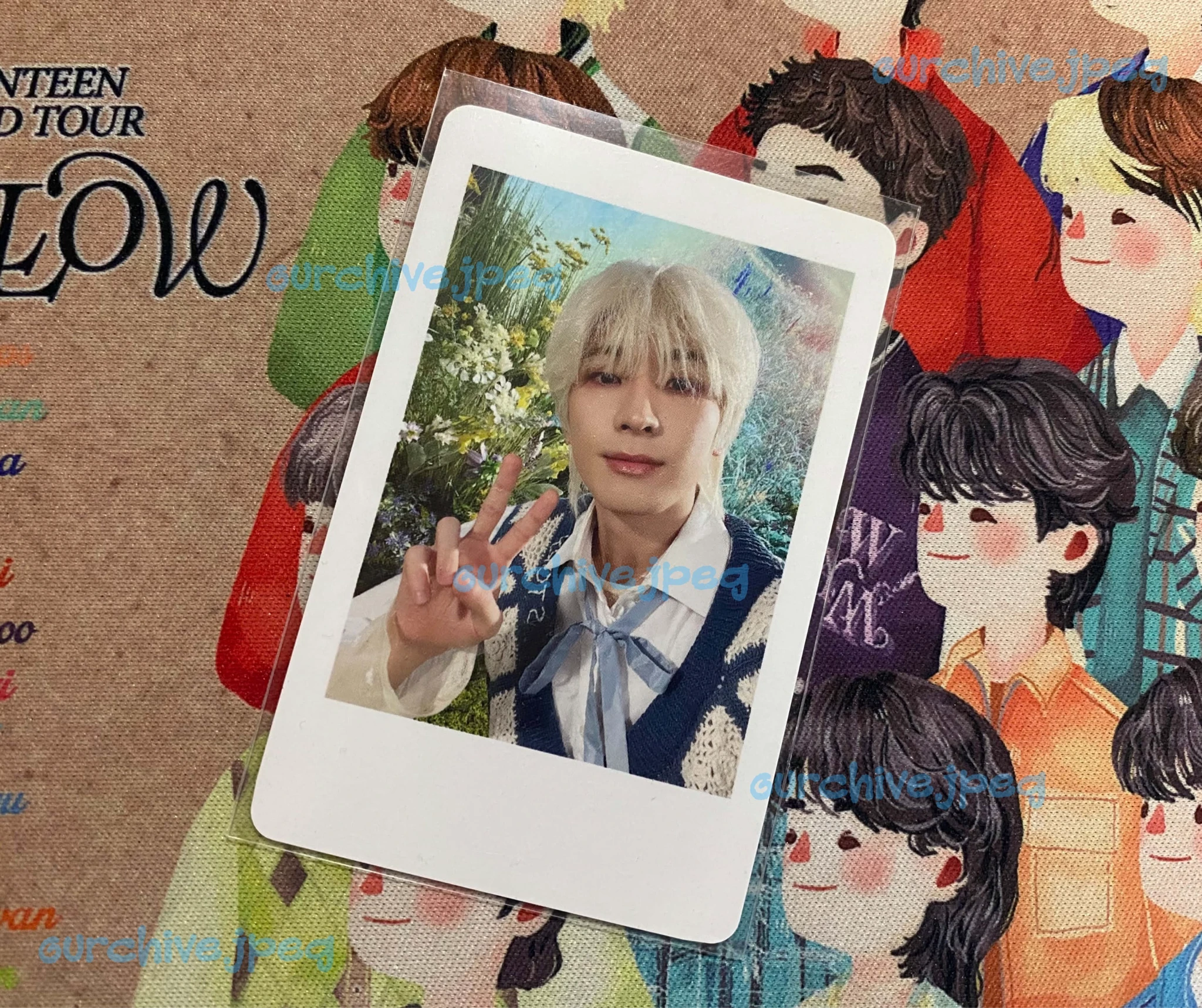 SEVENTEEN Wonwoo SEVENTEEN - Wonwoo - This Man Album withmuu pob (pre-order benefit) polaroid listing photo 1