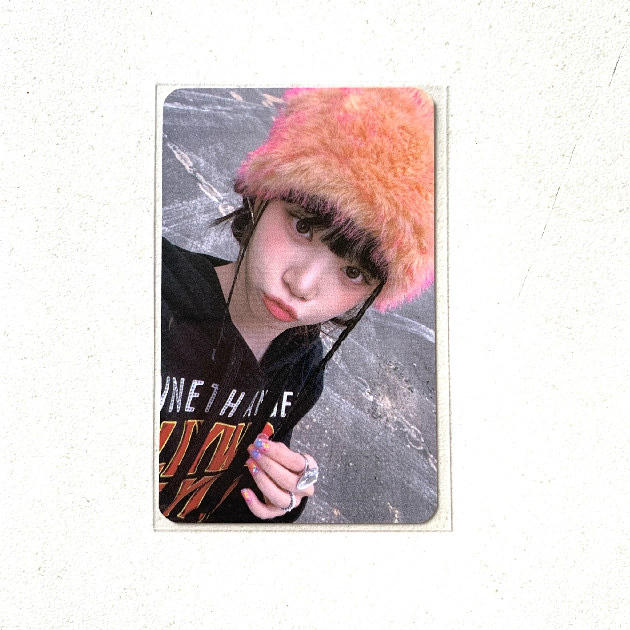 LE SSERAFIM Kim Chaewon LE SSERAFIM - Kim Chaewon - ANTIFRAGILE Album round 2 powerstation lucky draw listing photo 1