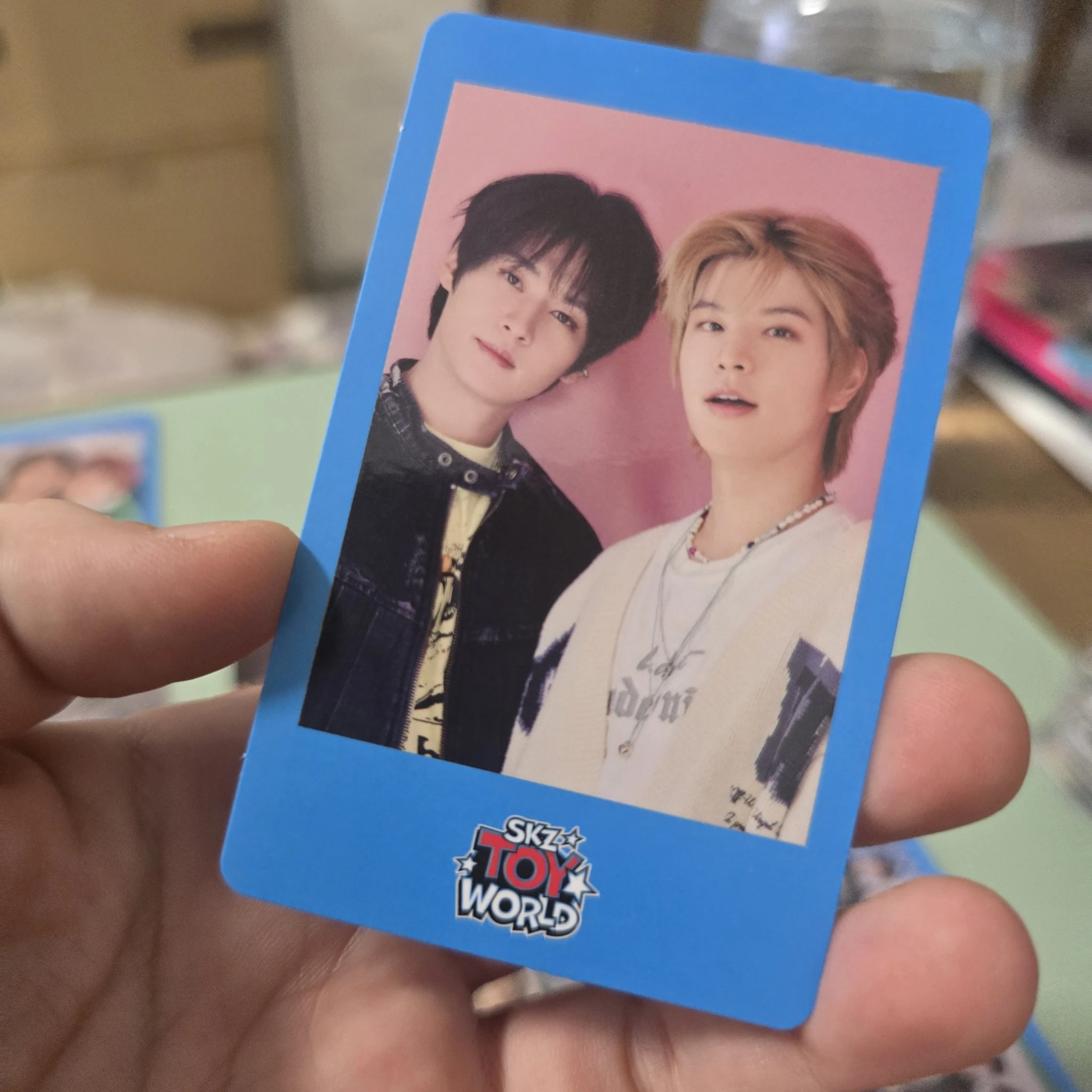 Stray Kids Stray Kids - Lee Know & Seungmin - SKZ Toy World-Fan Connecting 2024 Event photocard set B version listing photo 1