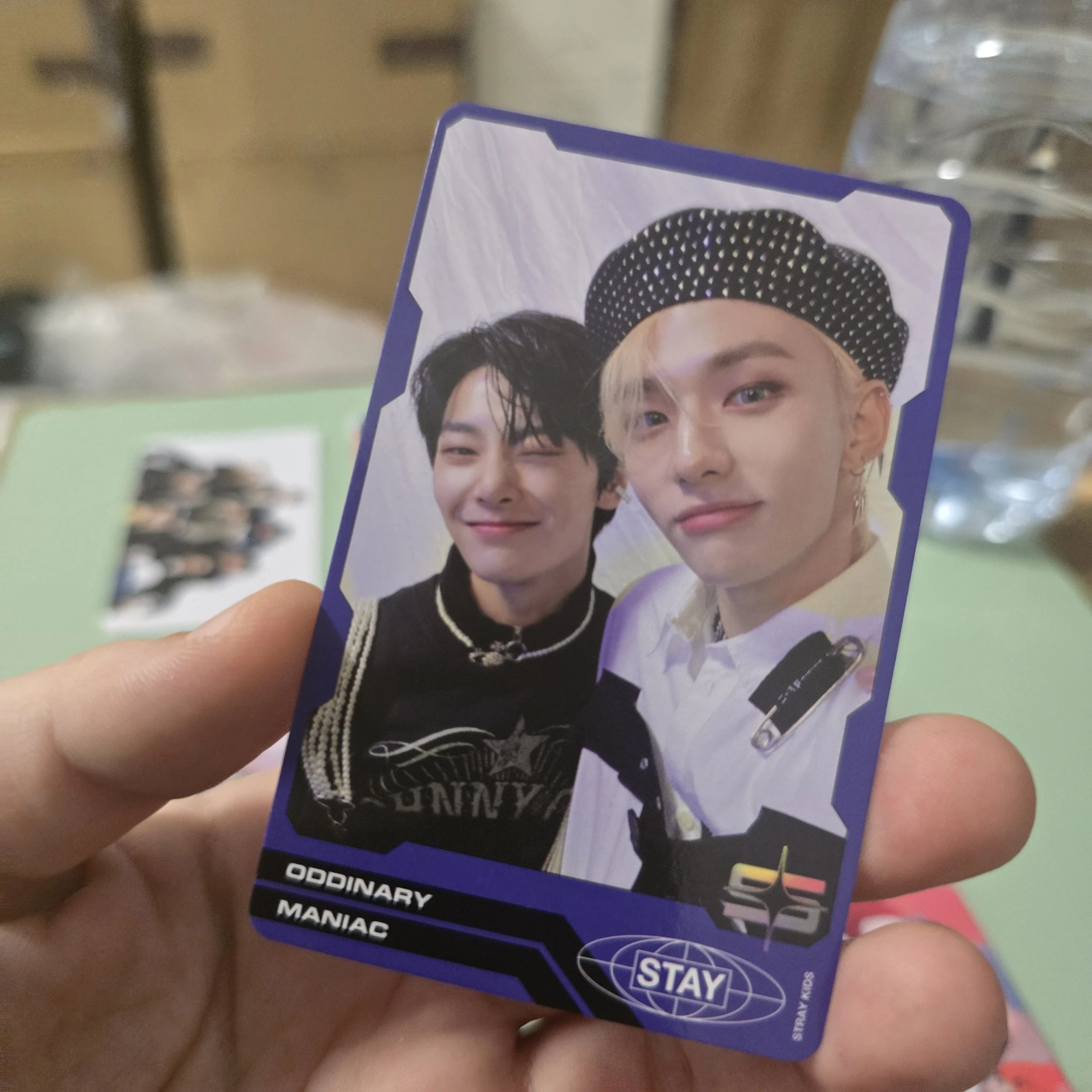 Stray Kids Stray Kids - Hyunjin & I.N - Oddinary Album trading card pre-order benefit album photocard listing photo 1
