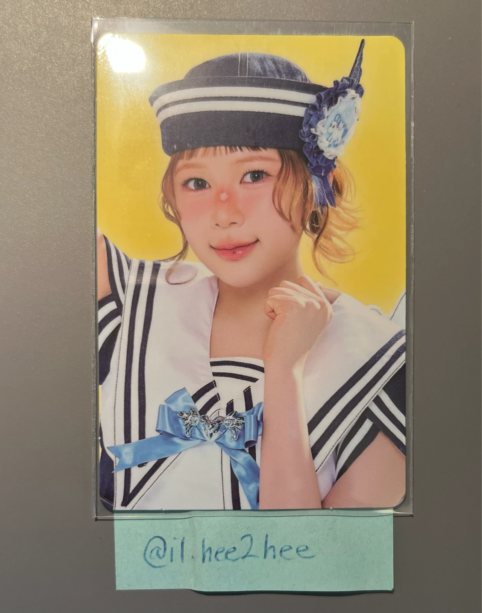 Hearts2Hearts Ye-on Hearts2Hearts - Ye-on - Lemon Tang Album trading card A version pop-up store concept version listing photo 1