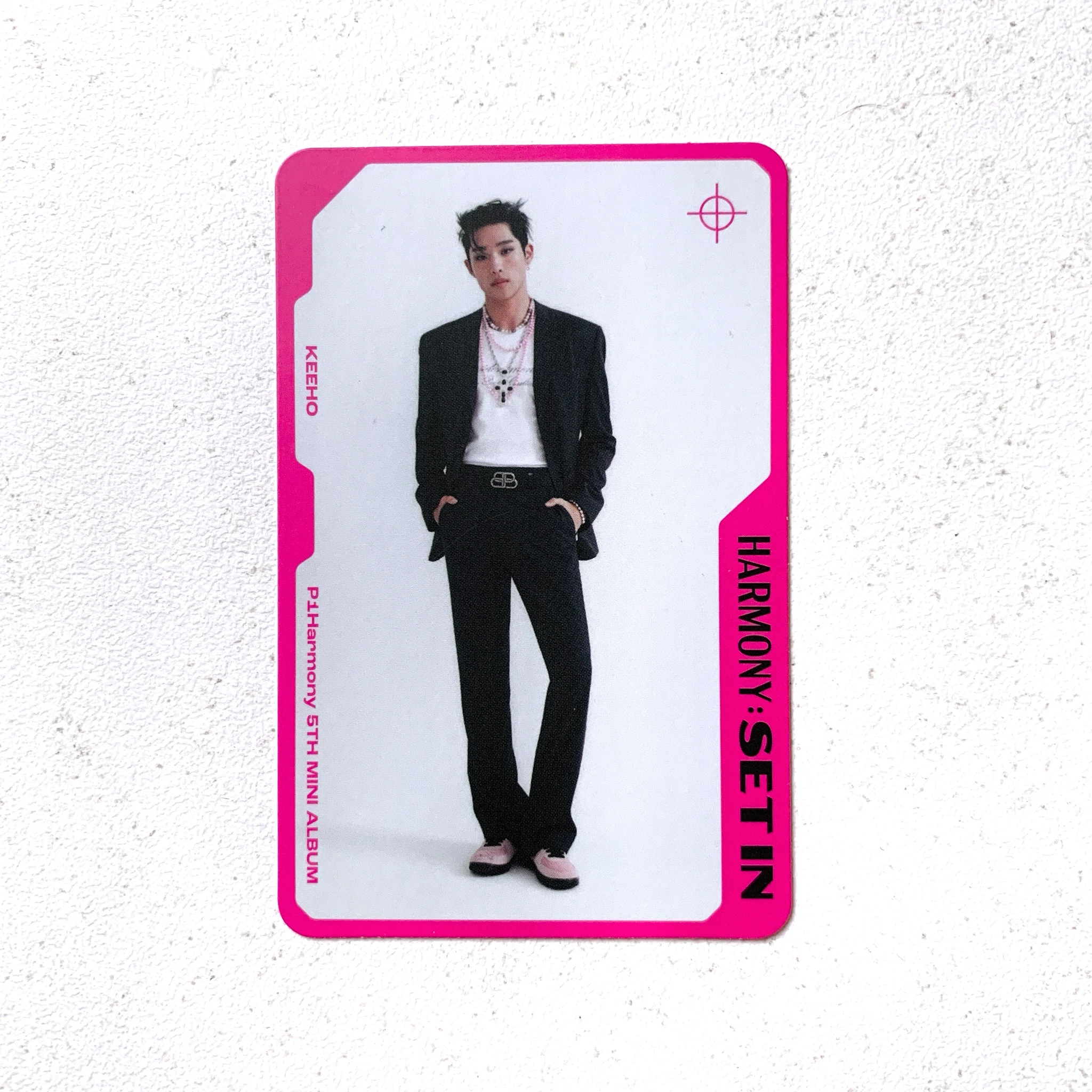 P1Harmony Keeho P1Harmony - Keeho - Harmony: Set In Album album photocard character card version double-sided step in version listing photo 1