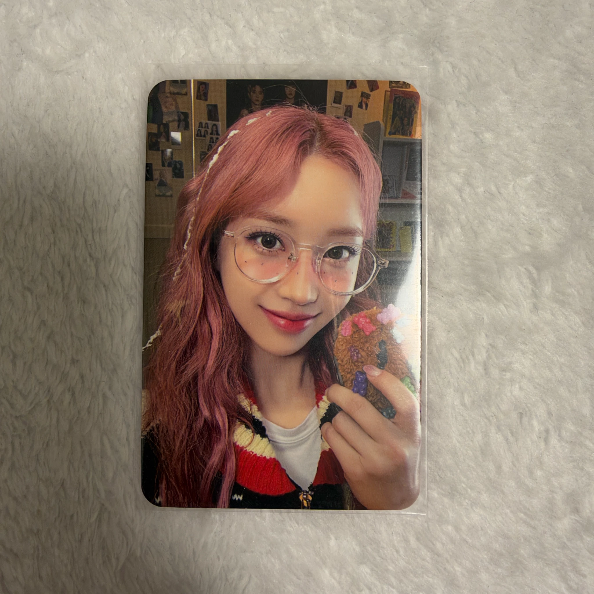 STAYC Sumin STAYC - Sumin - Teddy Bear Album fansign pob (pre-order benefit) round 1 soundwave video call (fancall) listing photo 1