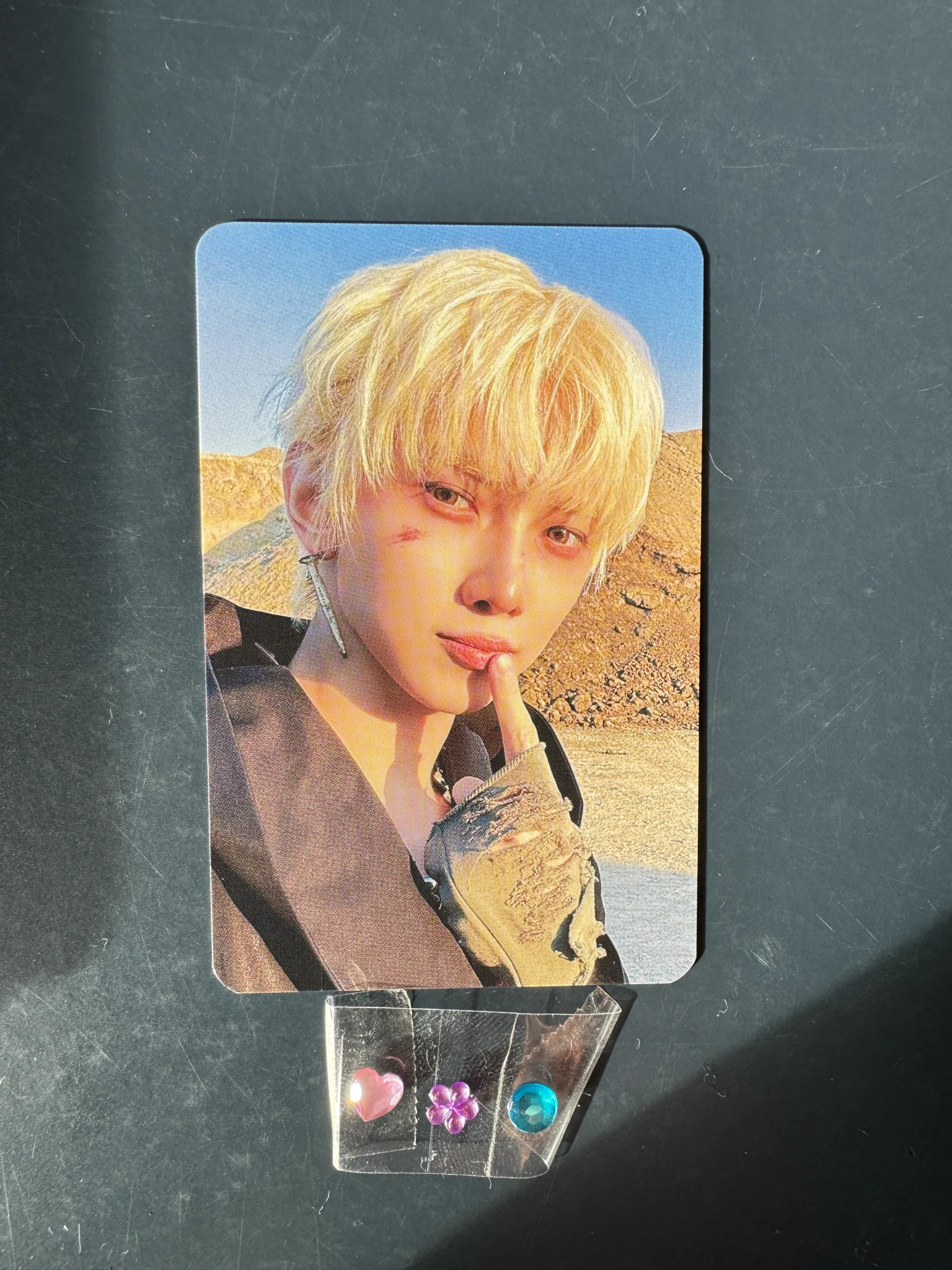 ATEEZ Yeosang ATEEZ - Yeosang - Golden Hour : Part.4 Album pob (pre-order benefit) Kyuu version makestar listing photo 1