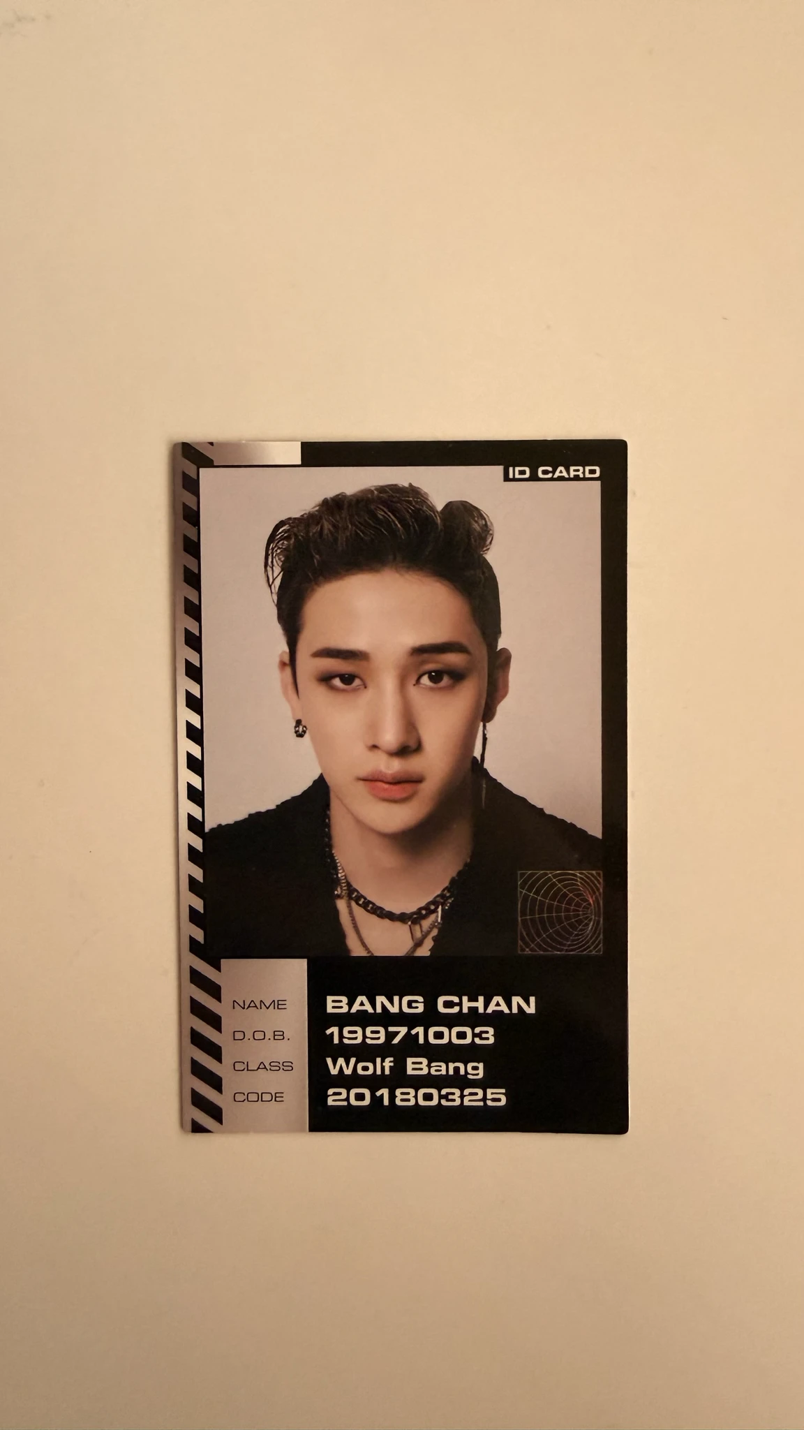 Stray Kids Bang Chan Stray Kids - Bangchan - Oddinary Album album photocard id card listing photo 1