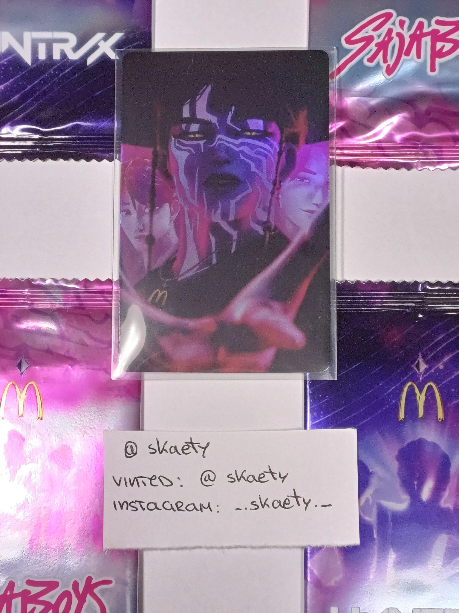 KPop Demon Hunters Jinu KPop Demon Hunters - Jinu - McDonald’s KPop Demon Hunters Meal Other brand collaboration purchase benefit holographic (hologram) mcdonald's listing photo 1