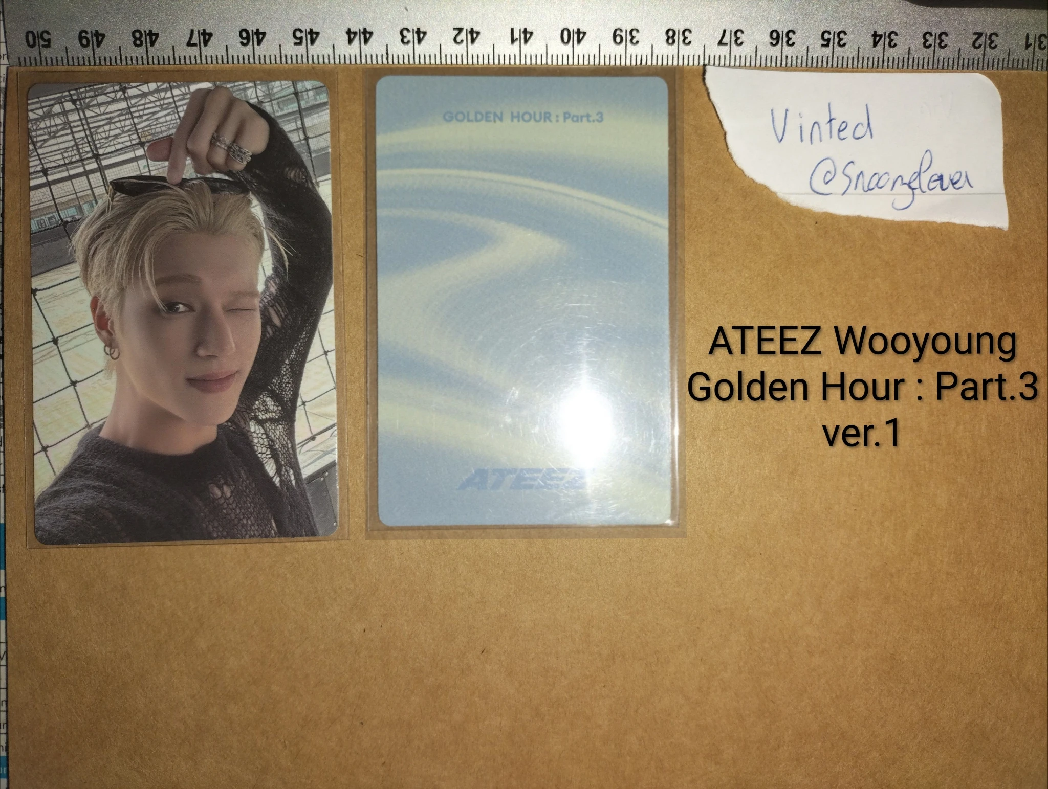 ATEEZ Wooyoung ATEEZ - Wooyoung - Golden Hour : Part.3 Album - poca album listing photo 1