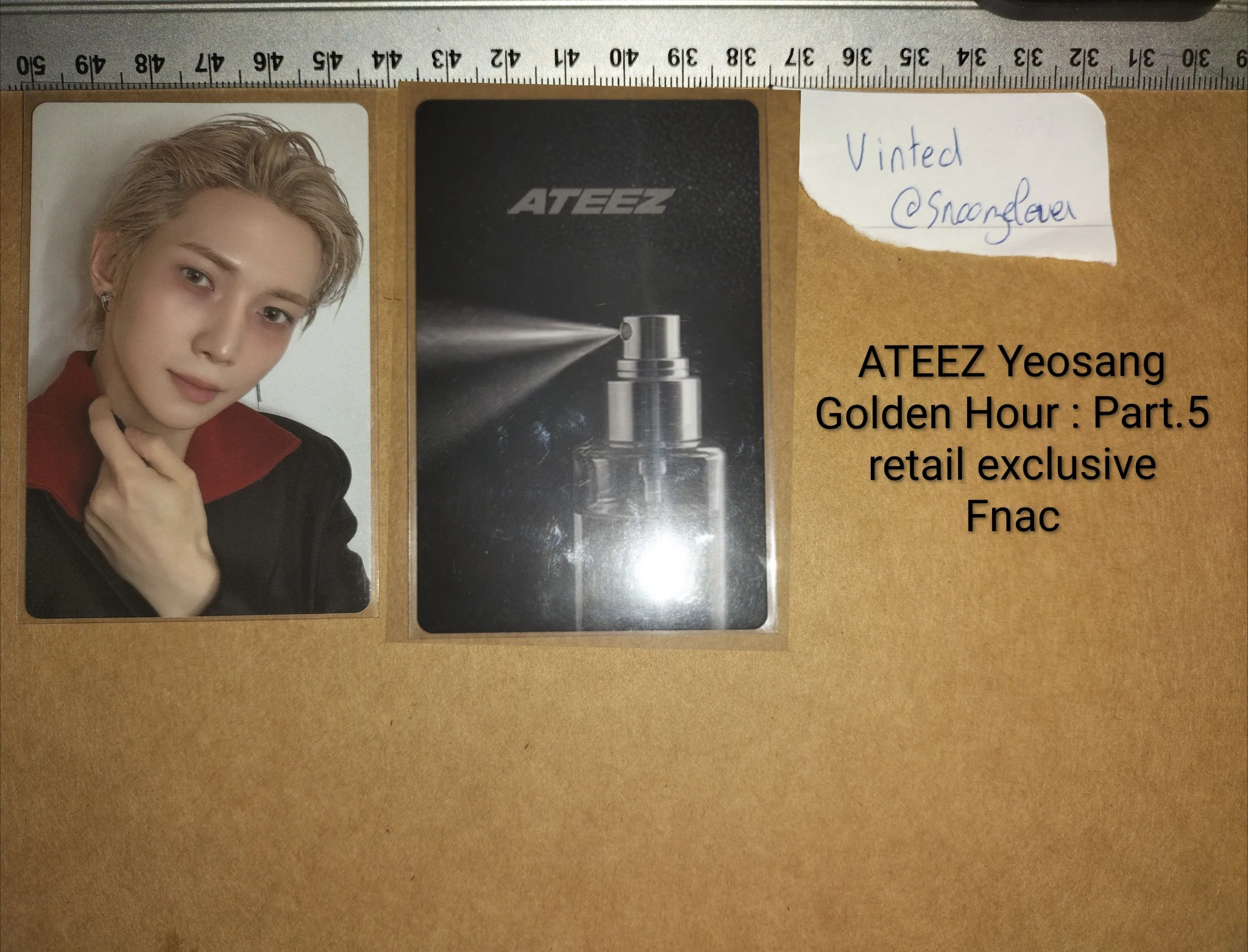 ATEEZ Yeosang ATEEZ - Yeosang - GOLDEN HOUR : Part.5 Album fnac exclusive hello82 purchase benefit photobook version listing photo 1