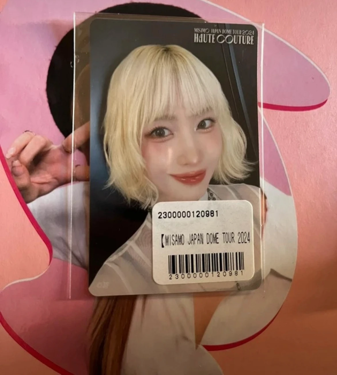 TWICE Momo TWICE - Momo - MISAMO Japan Dome Tour 2024 ‘HAUTE COUTURE’ Event japan lottery sticker online listing photo 1