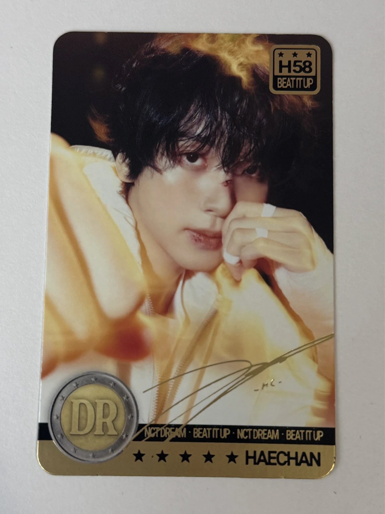 NCT DREAM Haechan NCT DREAM - Haechan - Beat It Up Album trading card merch photocard concept card listing photo 1