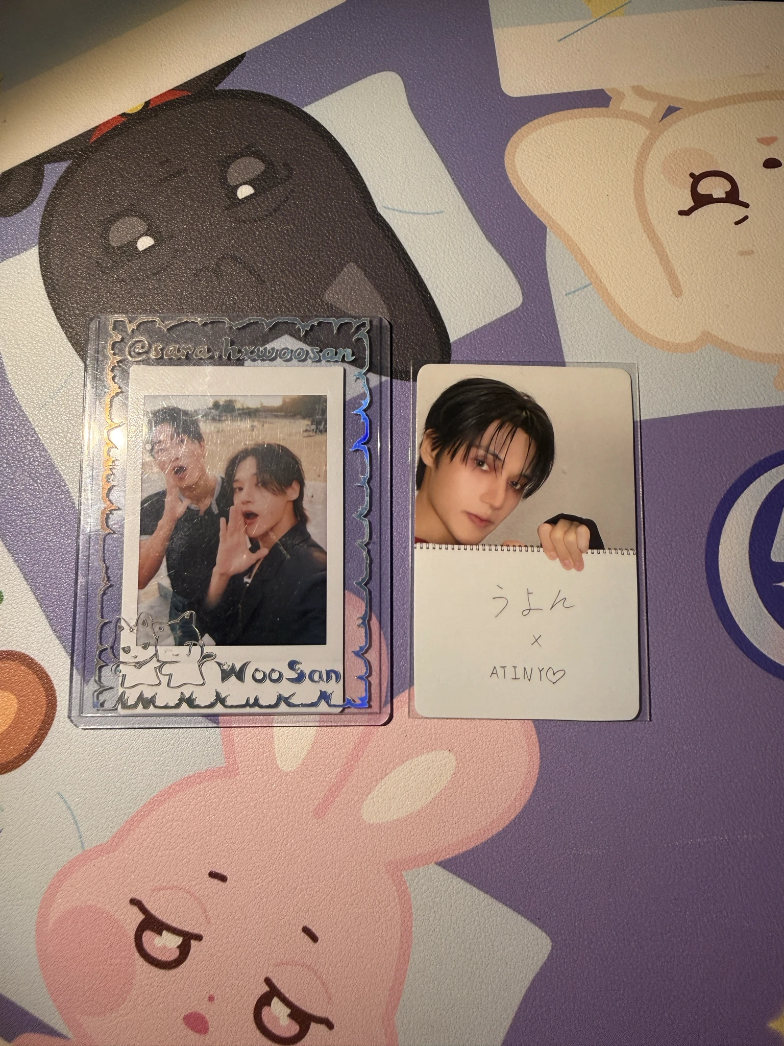 ATEEZ Wooyoung ATEEZ - Wooyoung - BAD Album jpfc (japan fanclub) purchase benefit version 2 listing photo 1