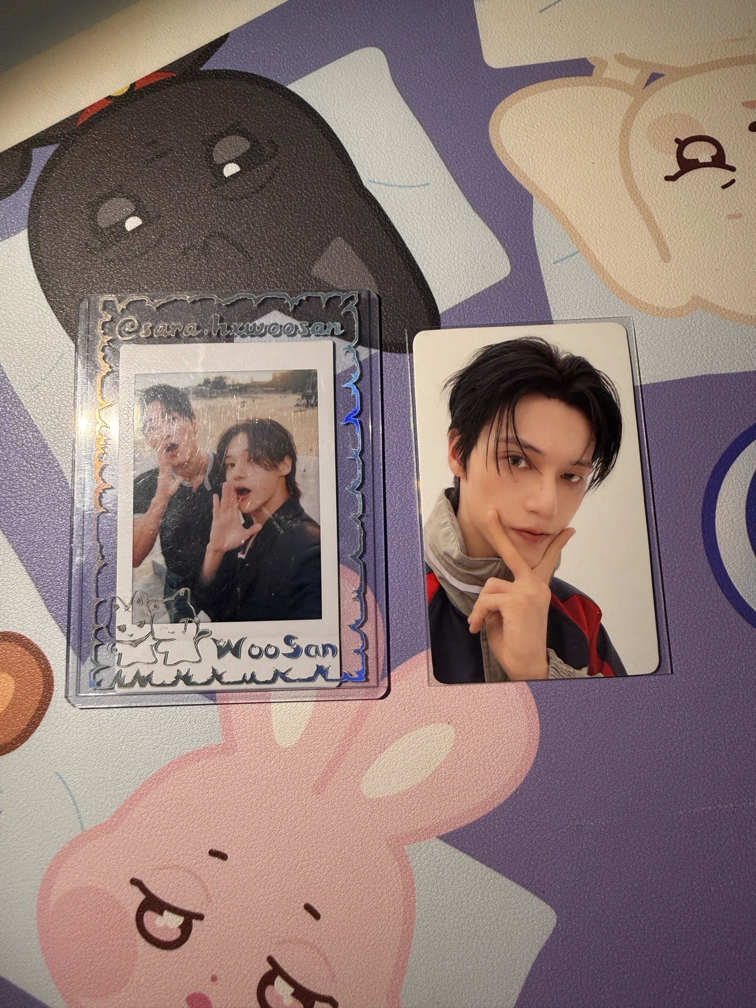ATEEZ Wooyoung ATEEZ - Wooyoung - BAD Album jpfc (japan fanclub) purchase benefit version 1 listing photo 1