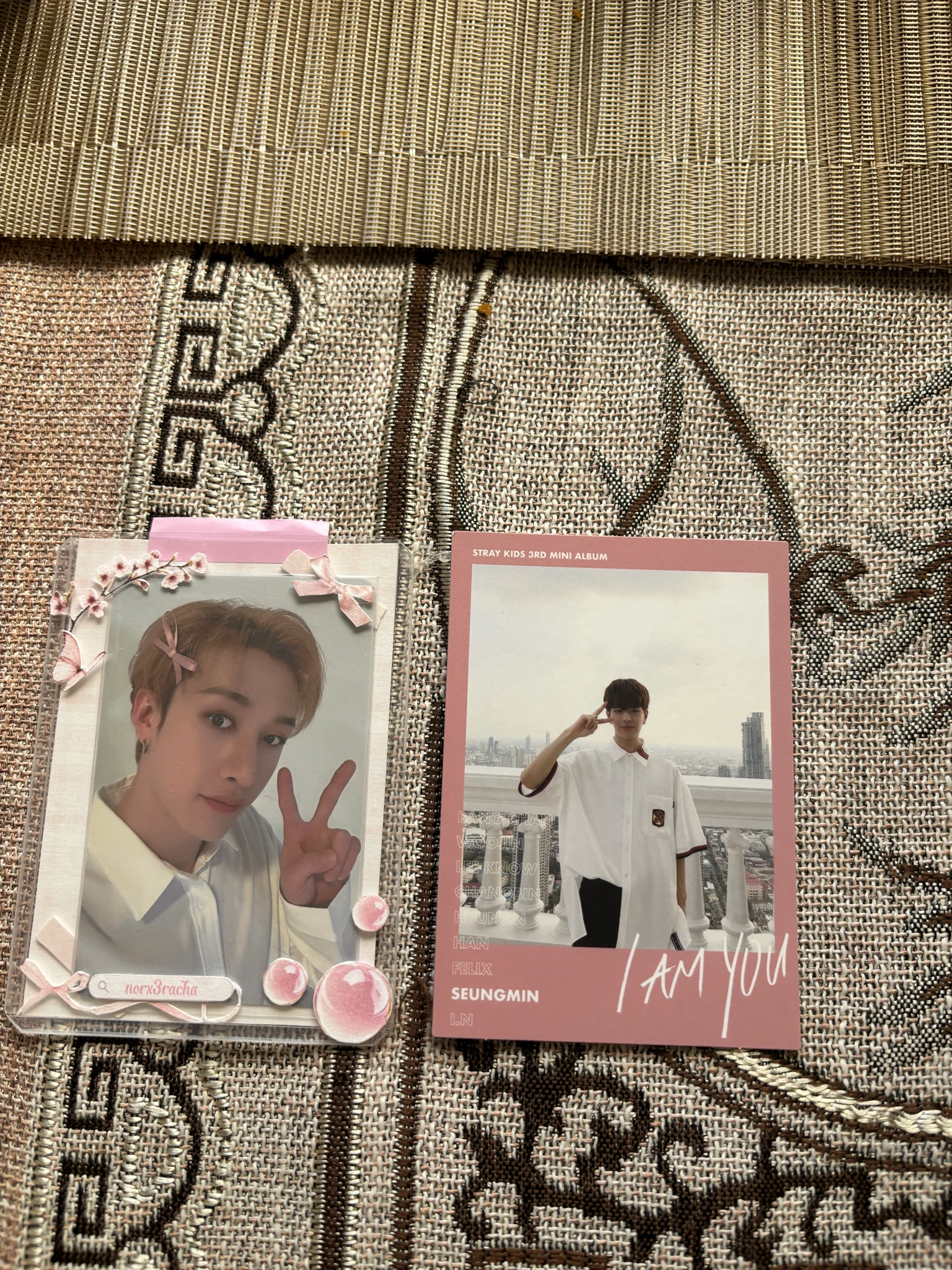 Stray Kids Seungmin Stray Kids - Seungmin - I am YOU Album polaroid non-standard size A version standard version qr card album inclusion listing photo 1