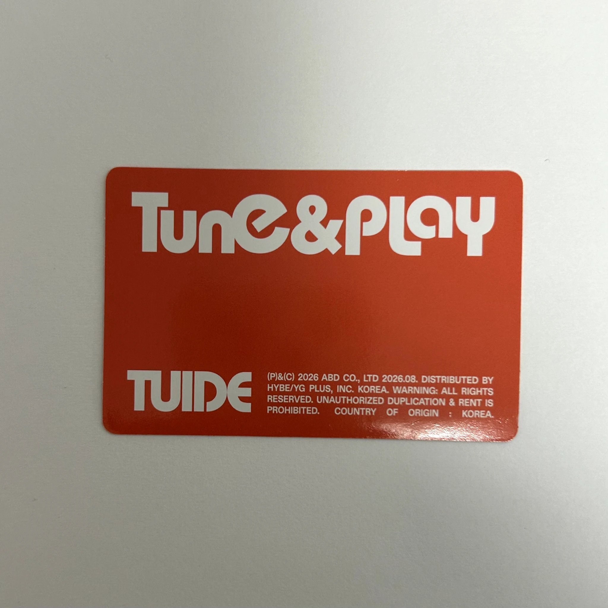 TUIDE TUIDE - Jia & Seah & Seohee - TUNE & PLAY Album album photocard retail exclusive we tune version listing photo 2