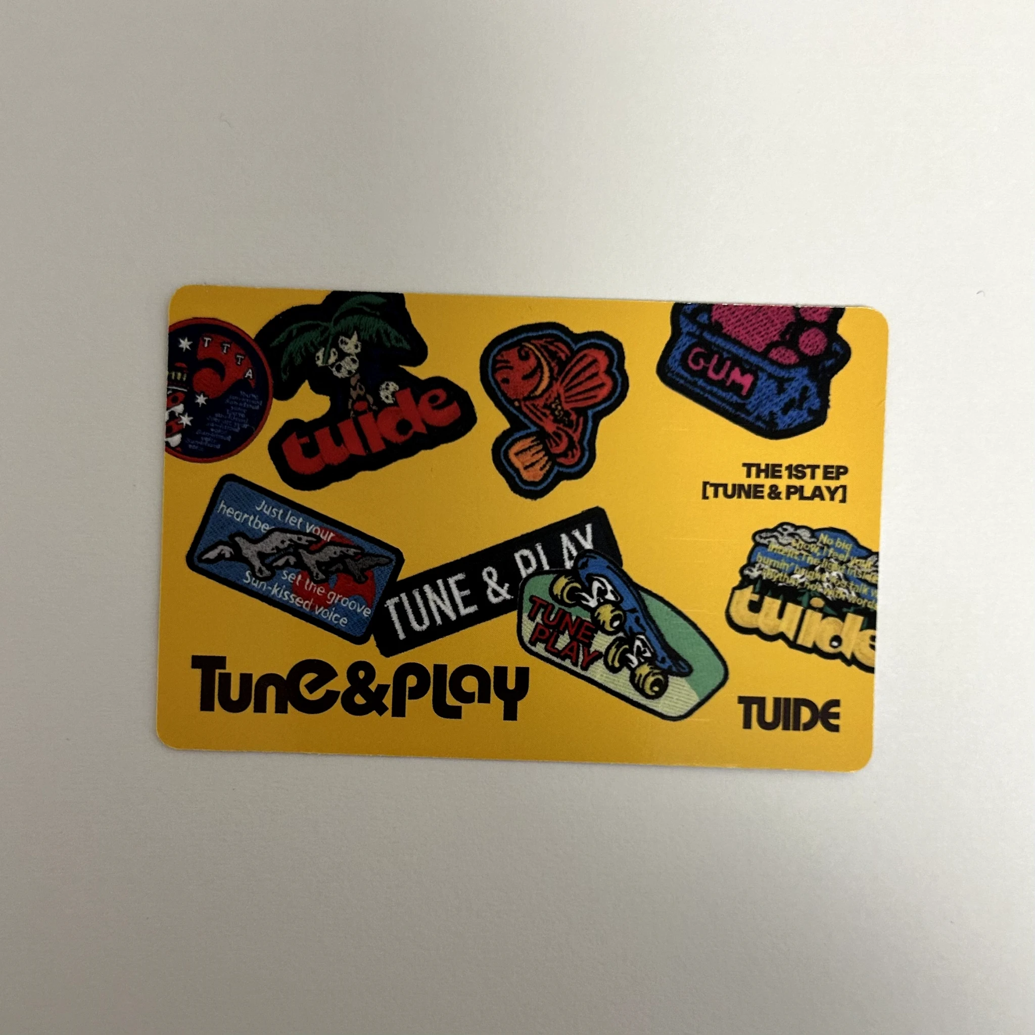 TUIDE TUIDE - TUNE & PLAY Album album photocard we tune version listing photo 2