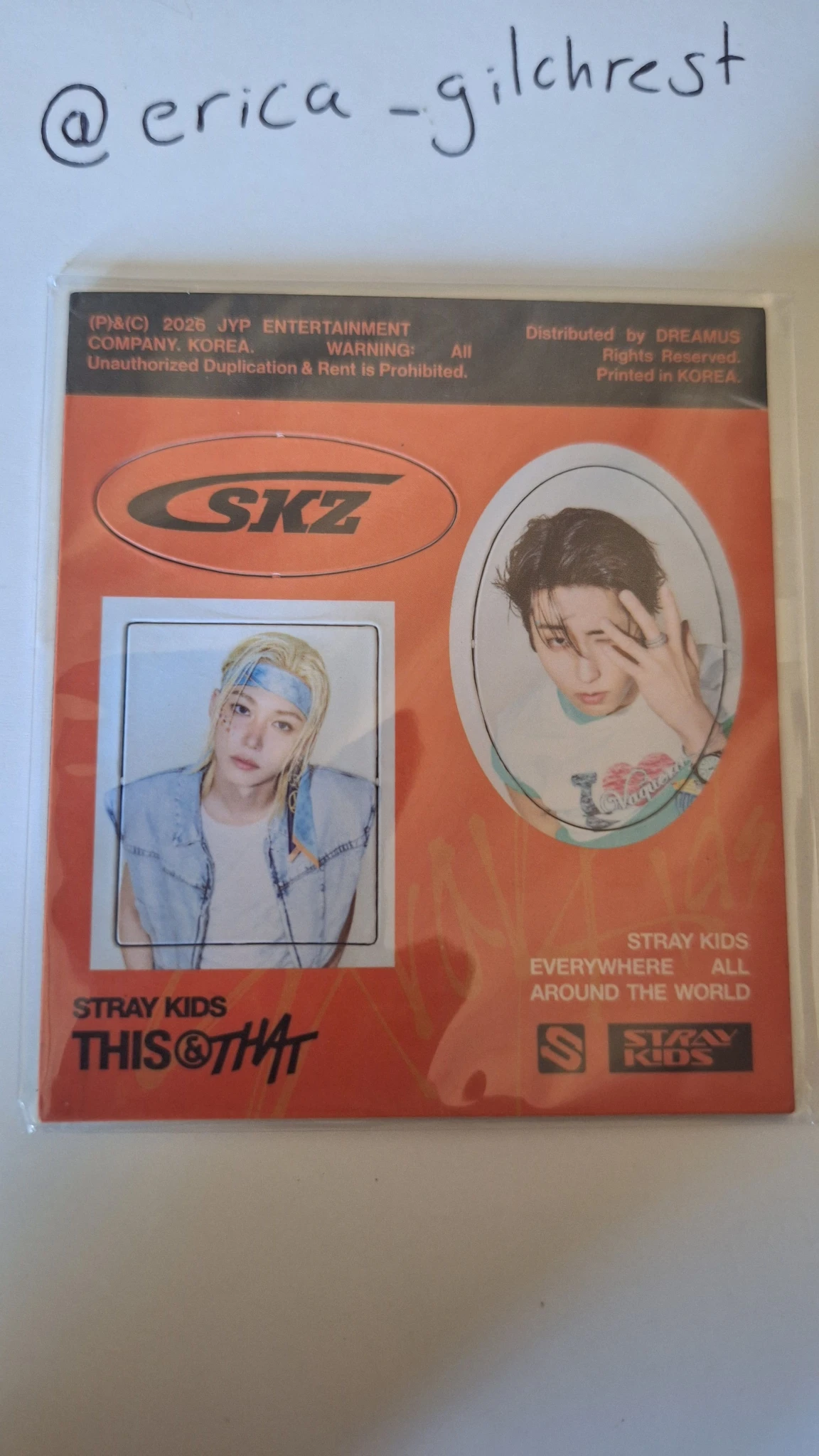Stray Kids Stray Kids - HAN & Felix - This & That Album magnet album inclusion that version listing photo 1