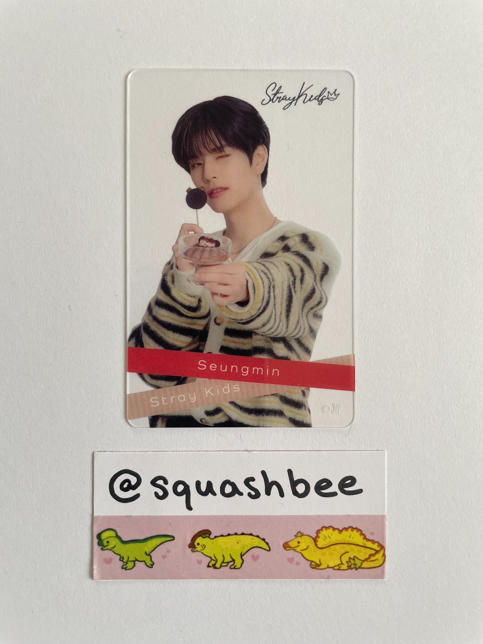 Stray Kids Seungmin Stray Kids - Seungmin - Stray Kids x Family Mart Other clear photocard brand collaboration 2023 version listing photo 1