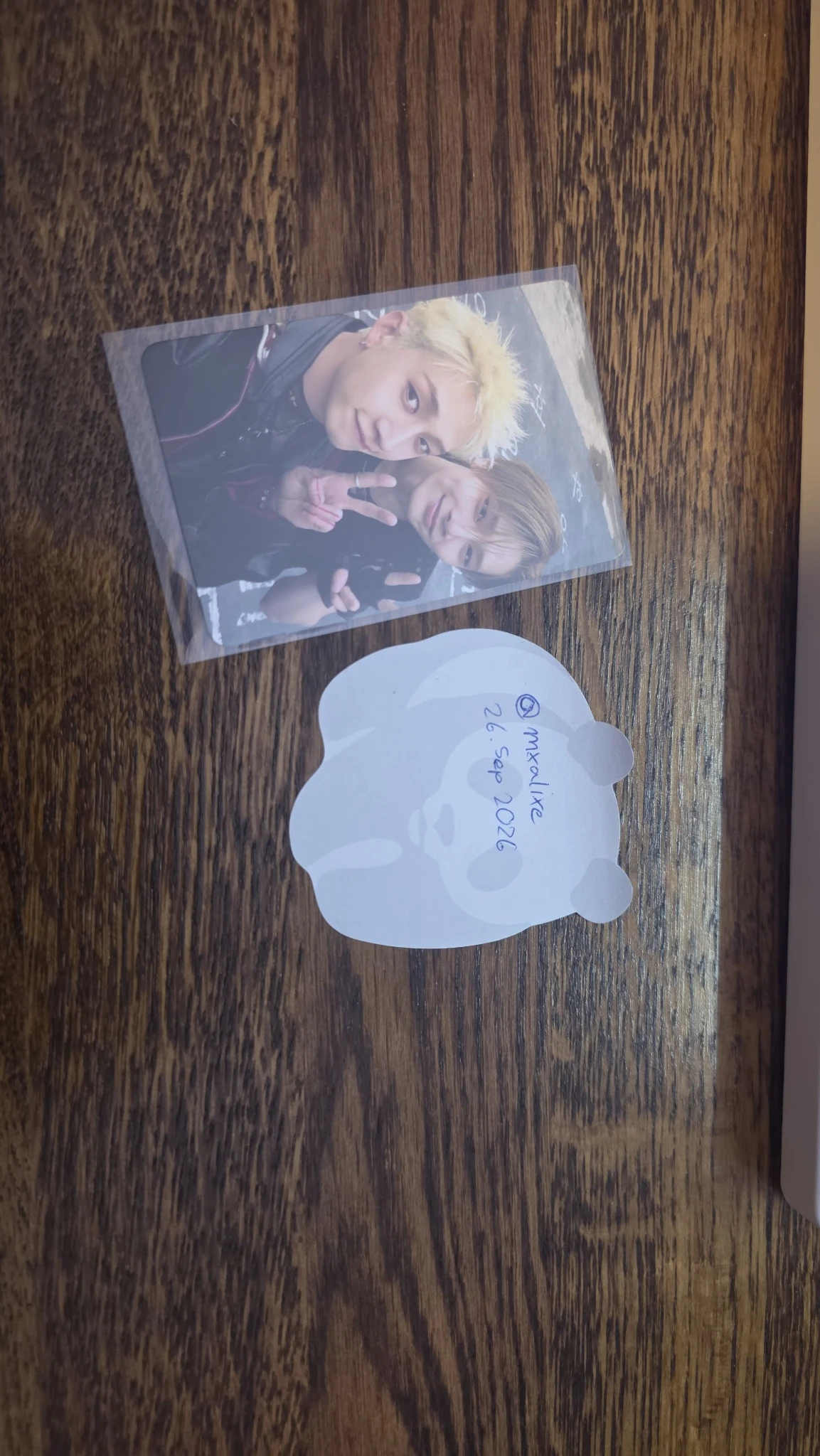 Stray Kids Stray Kids - Bang Chan & I.N - This & That Album album photocard that version listing photo 1