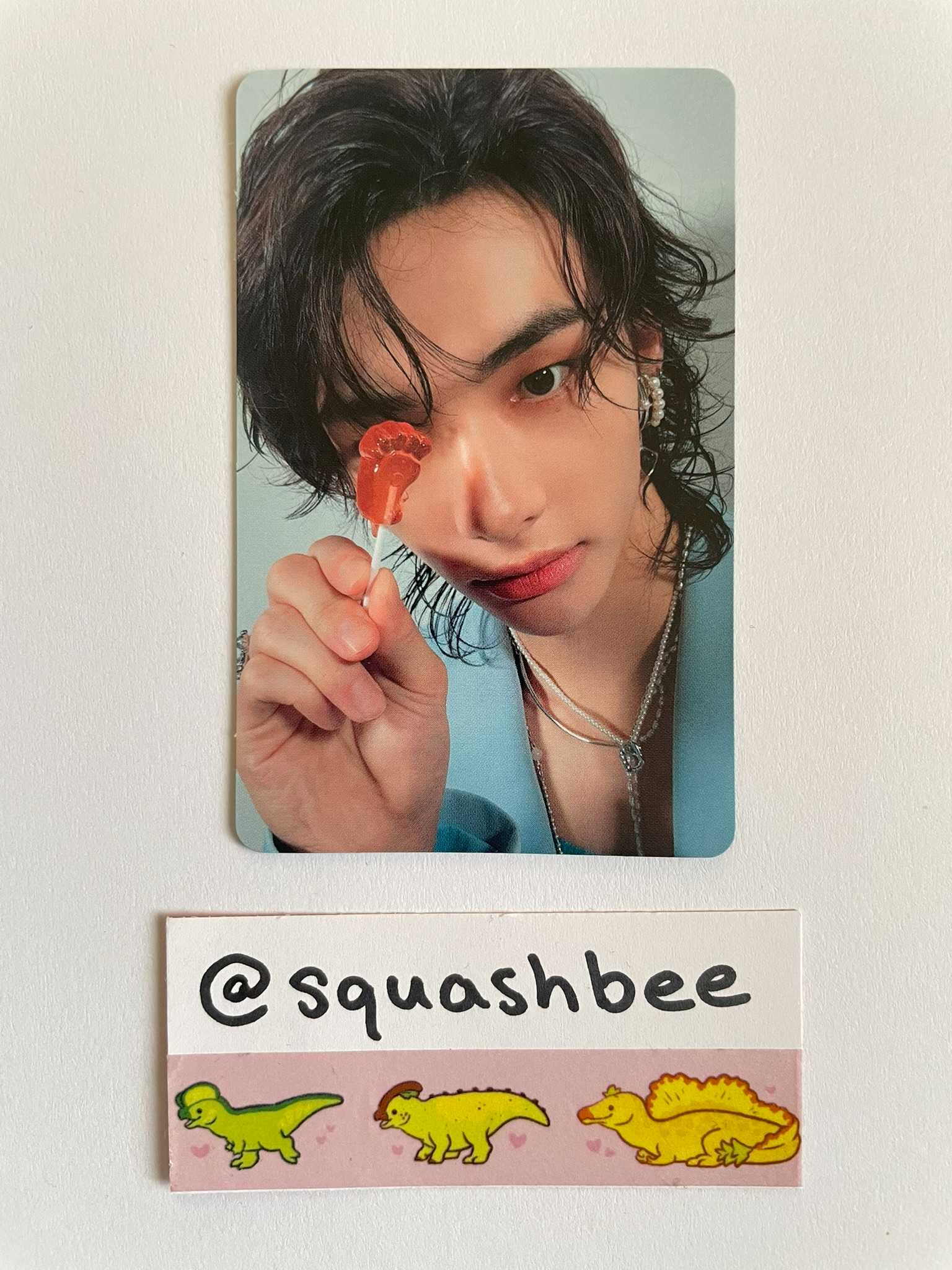 Stray Kids Hyunjin Stray Kids - Hyunjin - GIANT Album album photocard regular version listing photo 1
