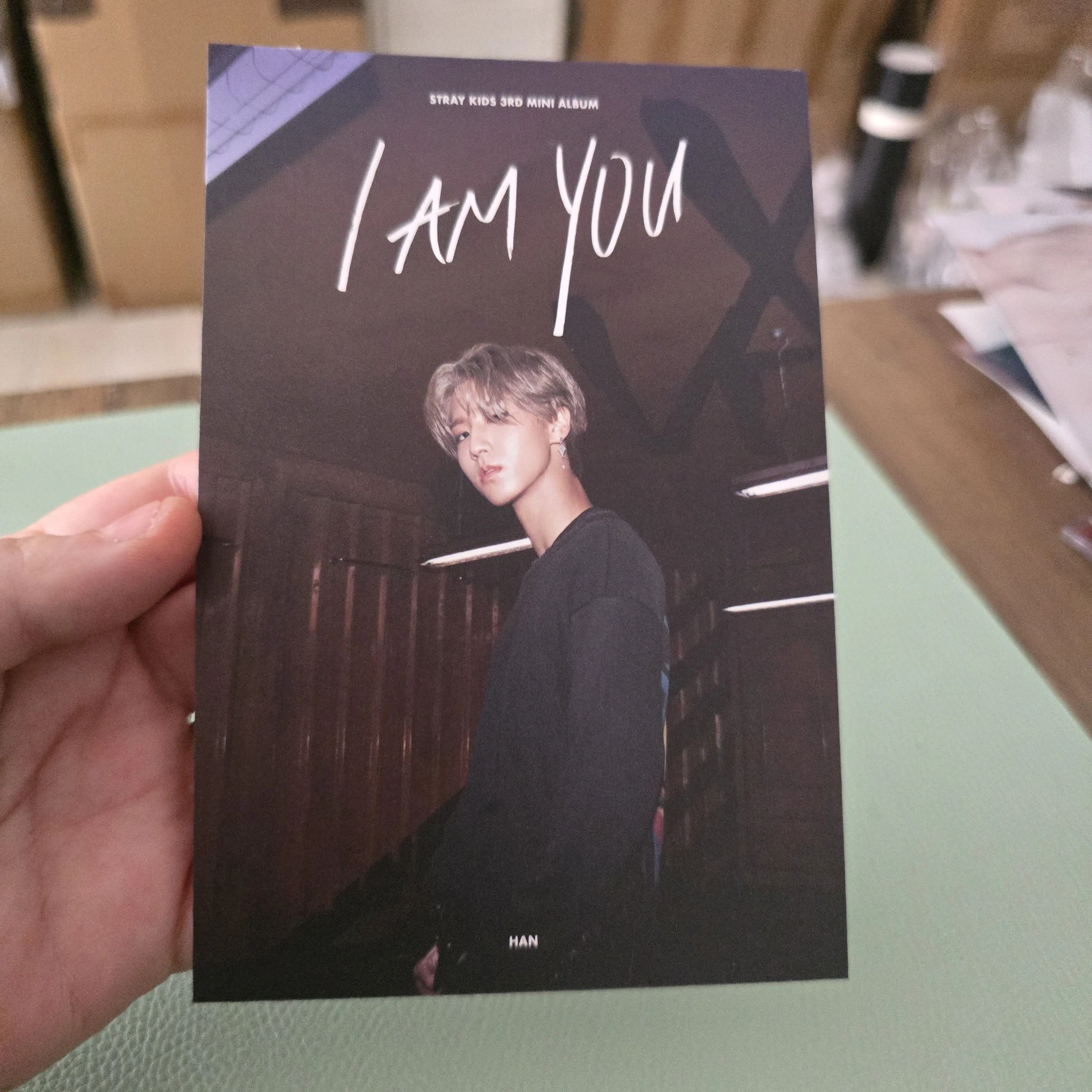 Stray Kids HAN Stray Kids - HAN - I am YOU Album postcard pre-order benefit (pob) version 1 listing photo 1