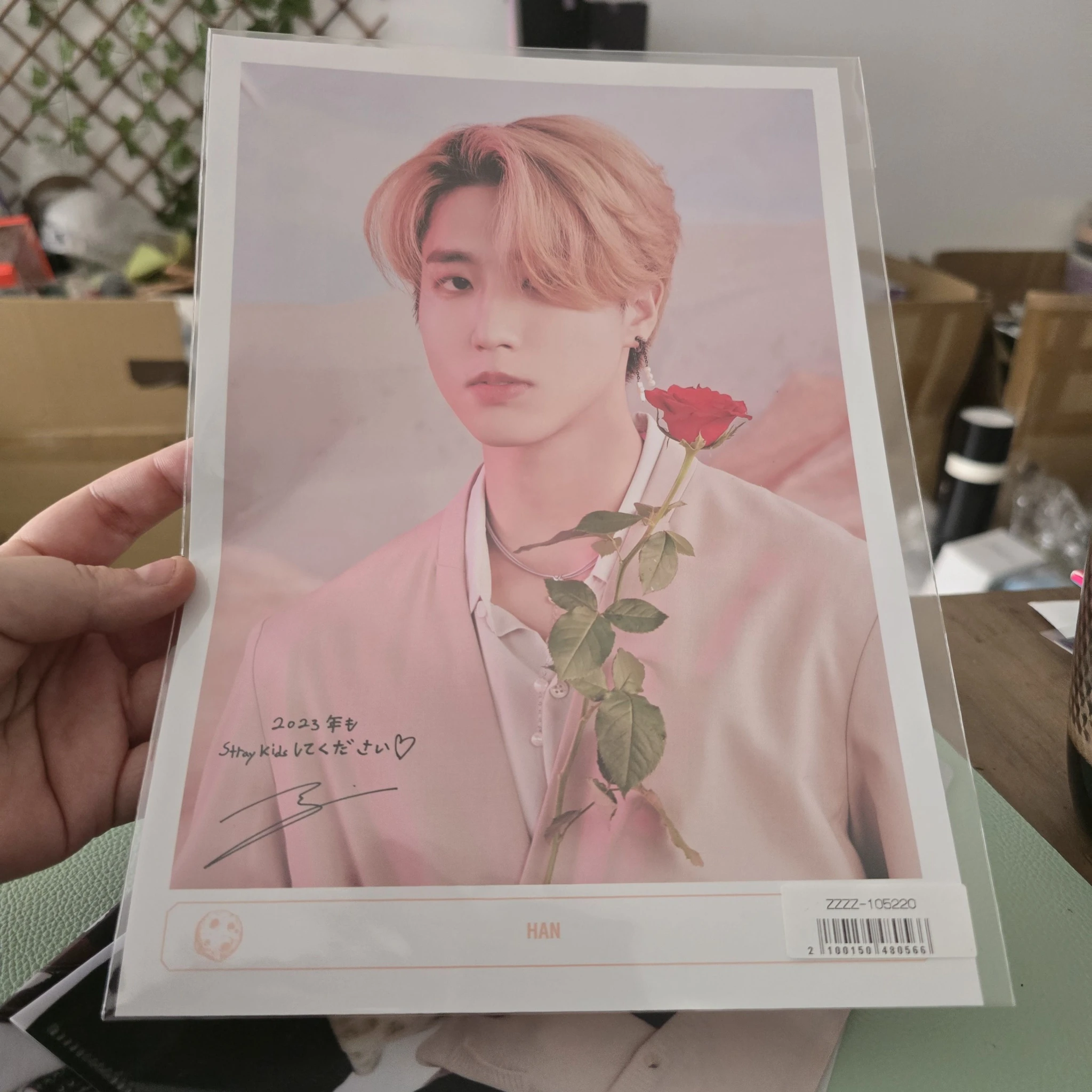Stray Kids HAN Stray Kids - HAN - 2023 Japan Season's Greetings - S-318 Other mini poster season's greetings purchase benefit sony music japan jyp shop japan supplemental listing photo 1