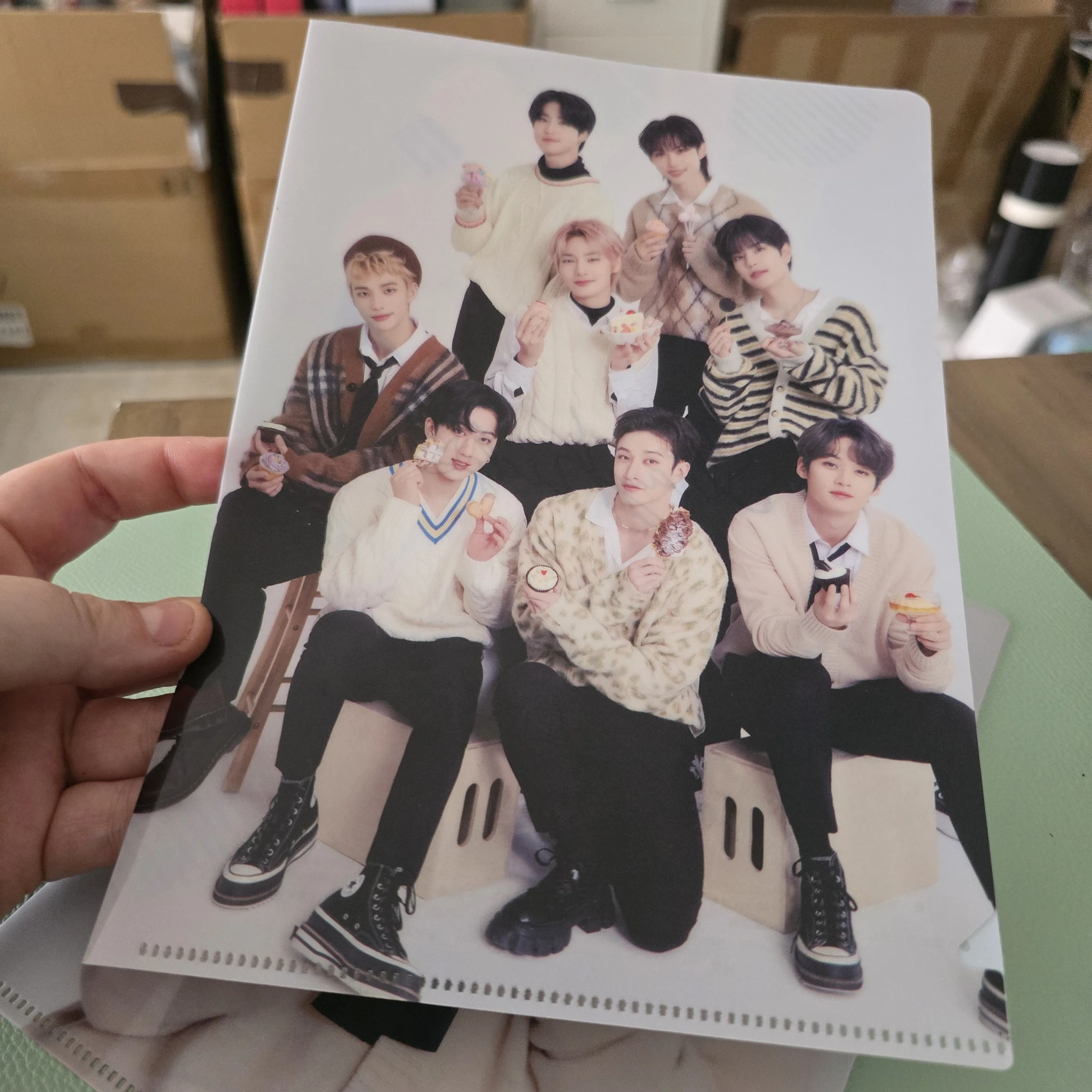Stray Kids Stray Kids - Other 2023 version brand collaboration clear file/l-holder familymart listing photo 1