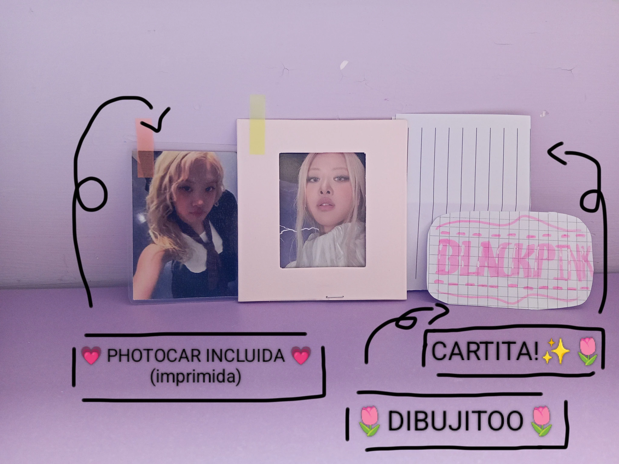 BLACKPINK Rosé BLACKPINK - Rosé - Deadline Album album photocard silver version listing photo 5