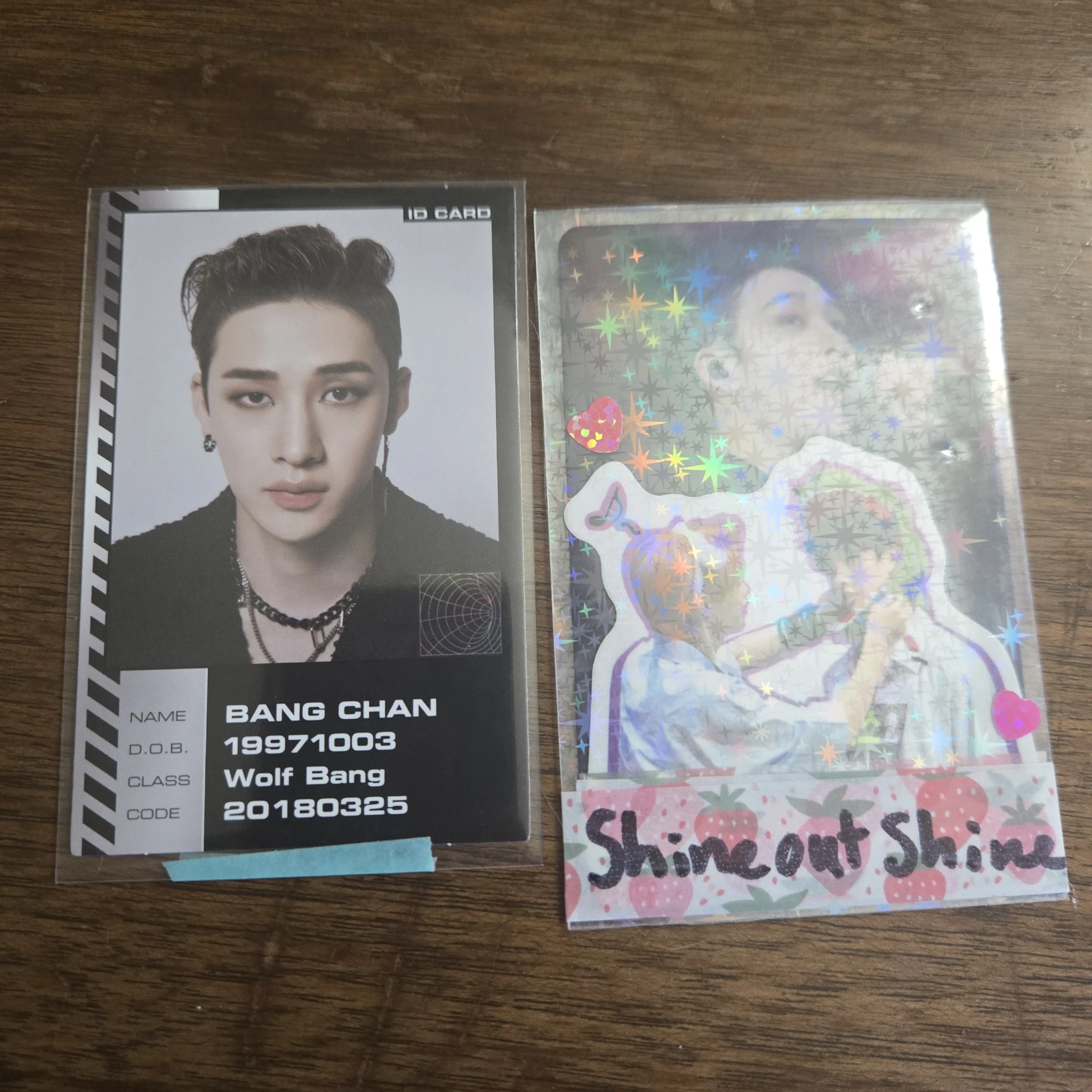 Stray Kids Bang Chan Stray Kids - Bangchan - Oddinary Album album photocard id card listing photo 1