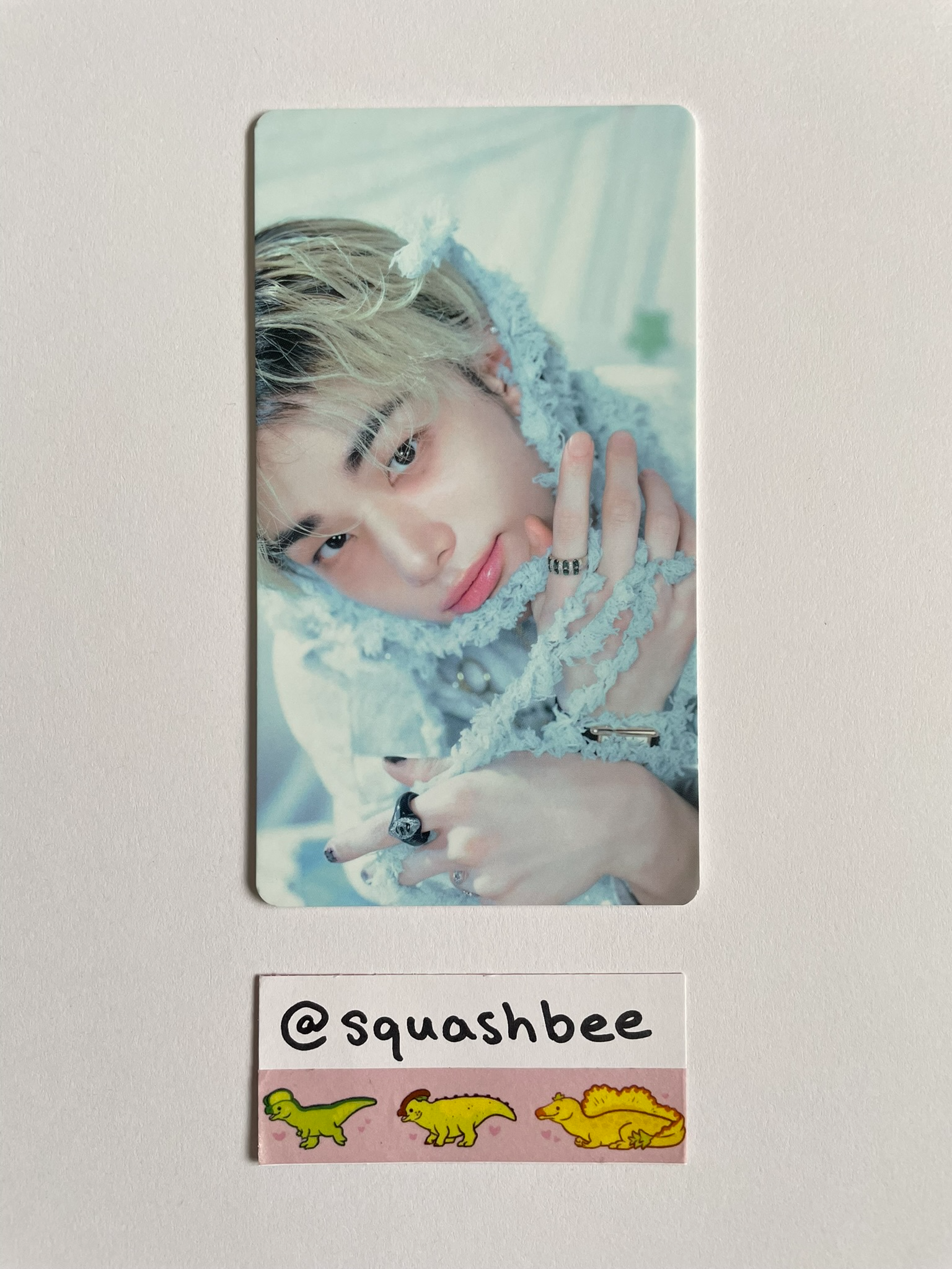Stray Kids Hyunjin Stray Kids - Hyunjin - 6th Fanmeeting - STAY in Our Little House Event trading card non-standard size merch listing photo 1