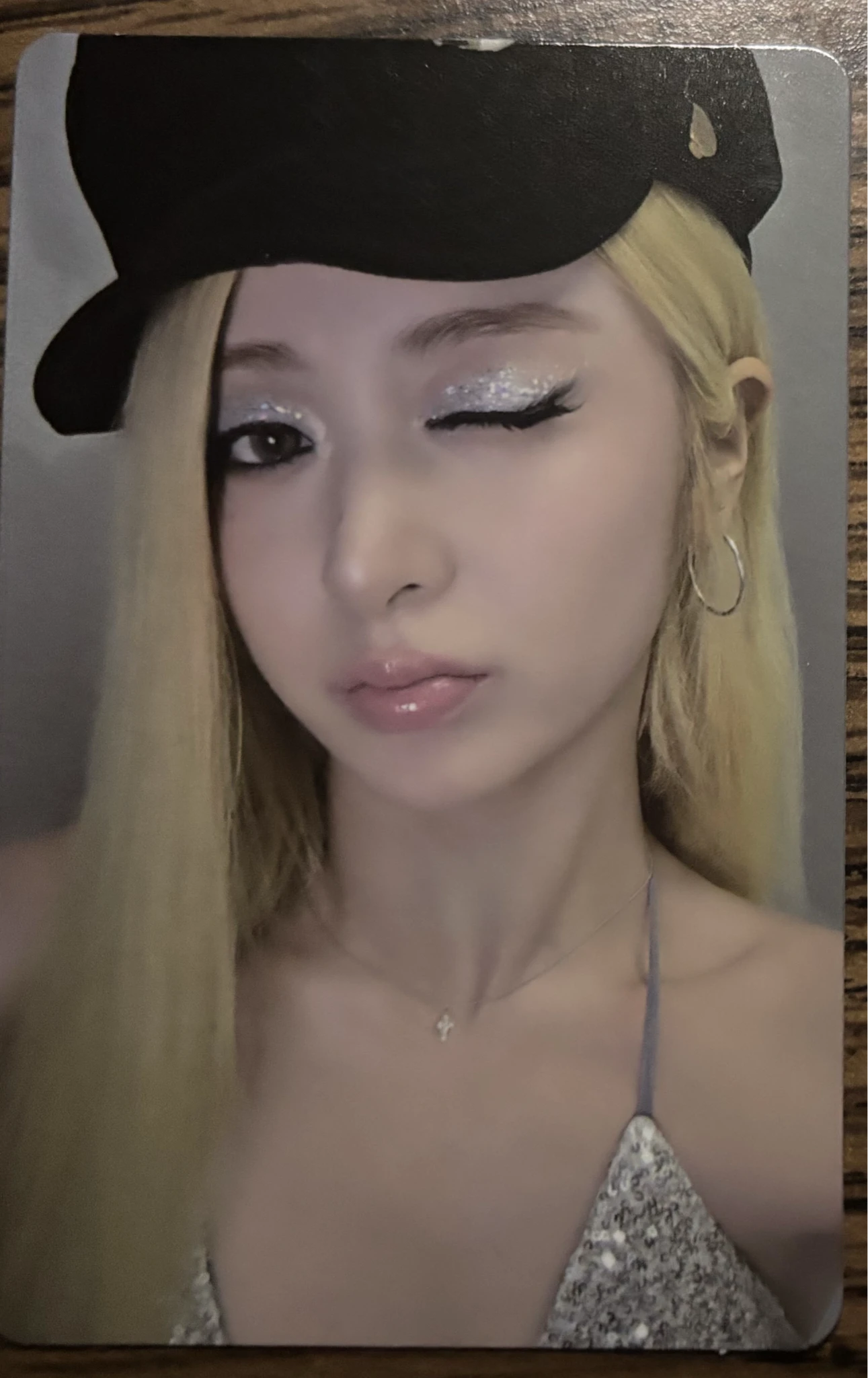 LE SSERAFIM Huh Yunjin LE SSERAFIM - Huh Yunjin - Made My Night Album album photocard chemical night version listing photo 1