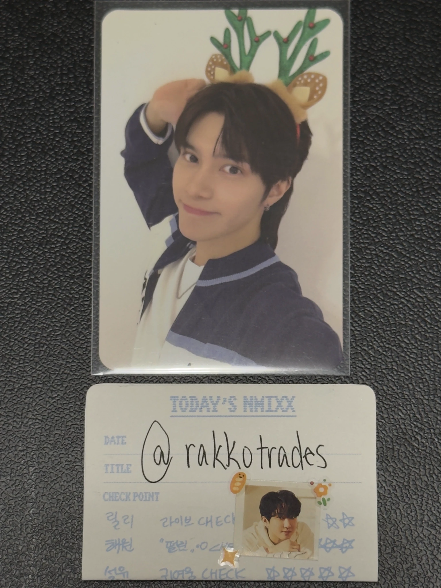 NCT Hendery NCT - Hendery - Pink Christmas 2023 Other wayv version trading card listing photo 1