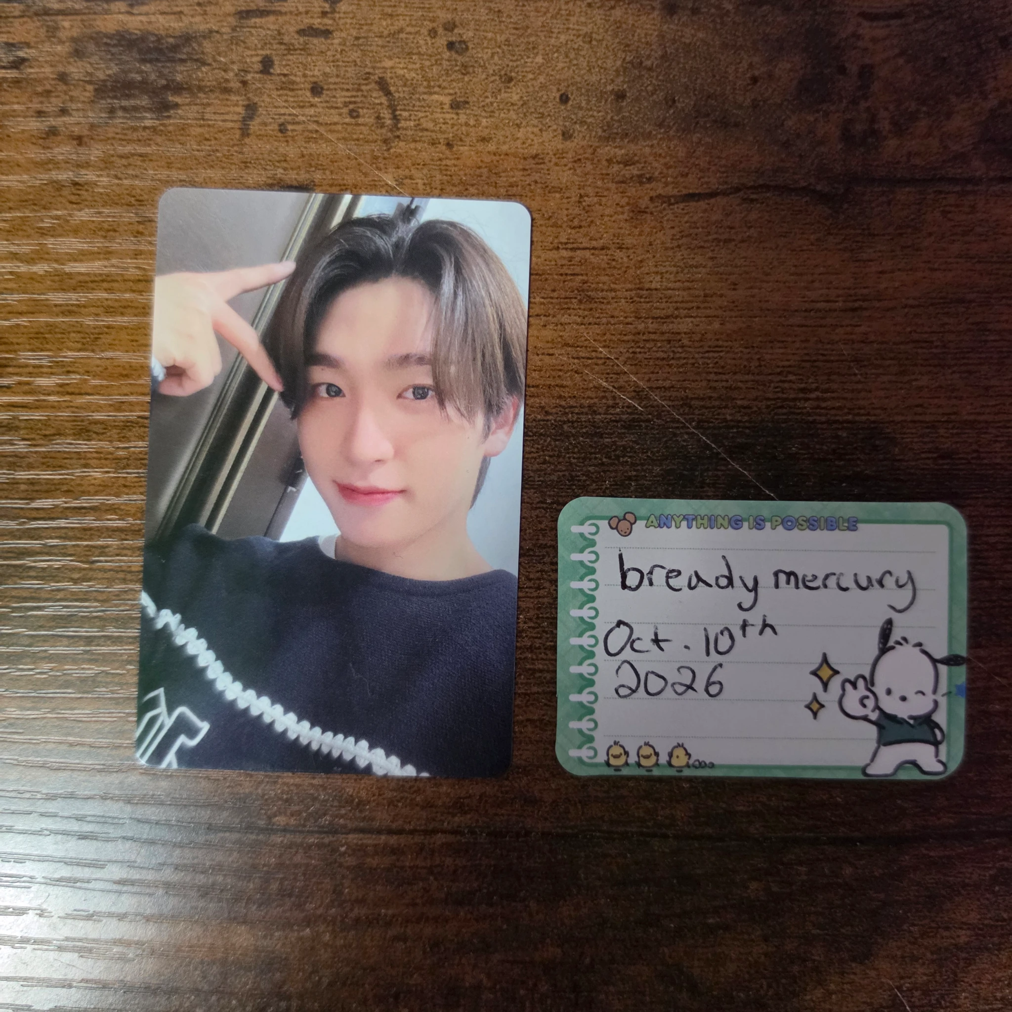 THE BOYZ Sangyeon THE BOYZ - Sangyeon - Phantasy Pt. 3: Love Letter Album yizhiyu (yzy) fansign listing photo 1