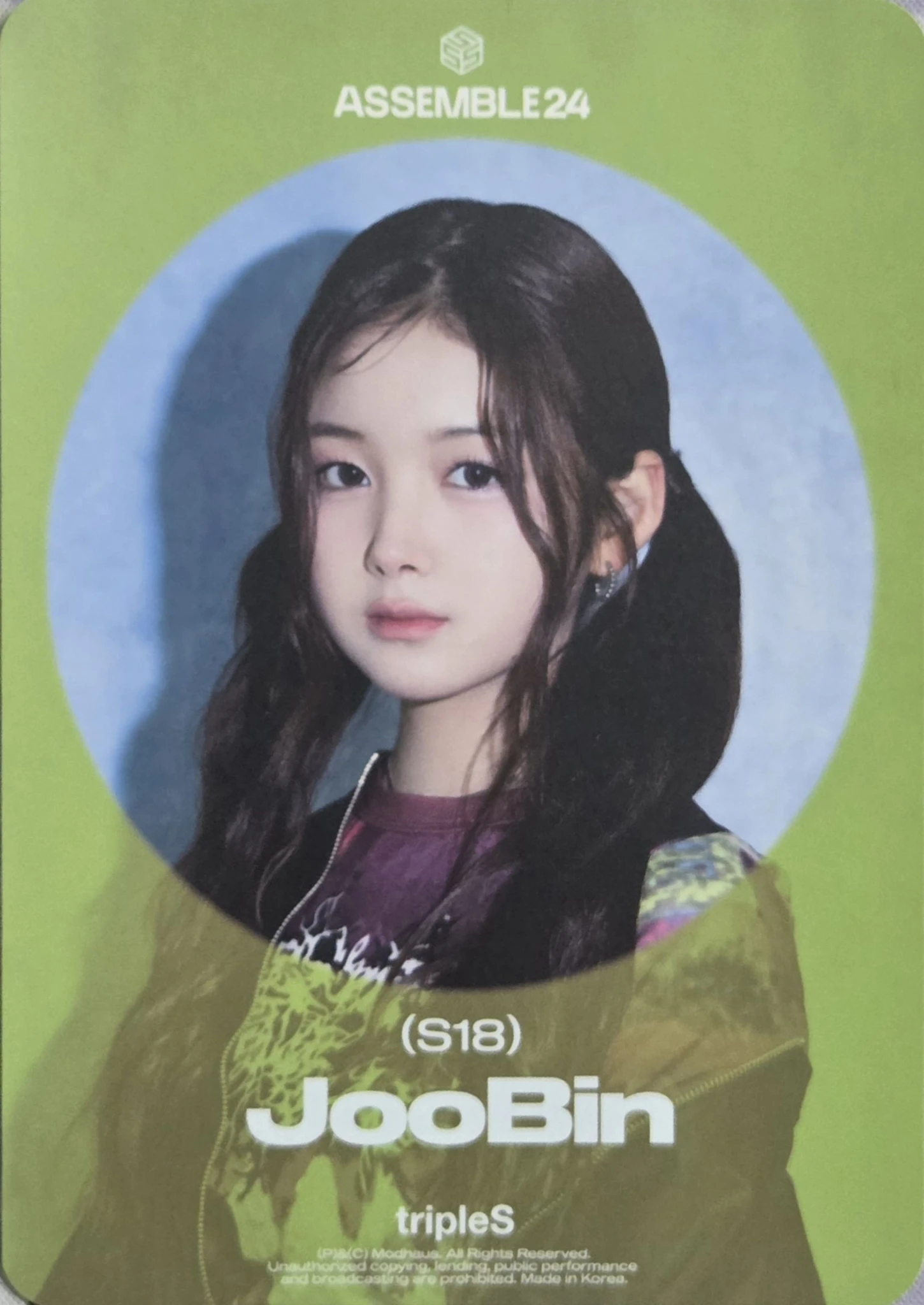 tripleS Joobin tripleS - Joobin - Assemble24 Album album inclusion visual card postcard A version listing photo 1