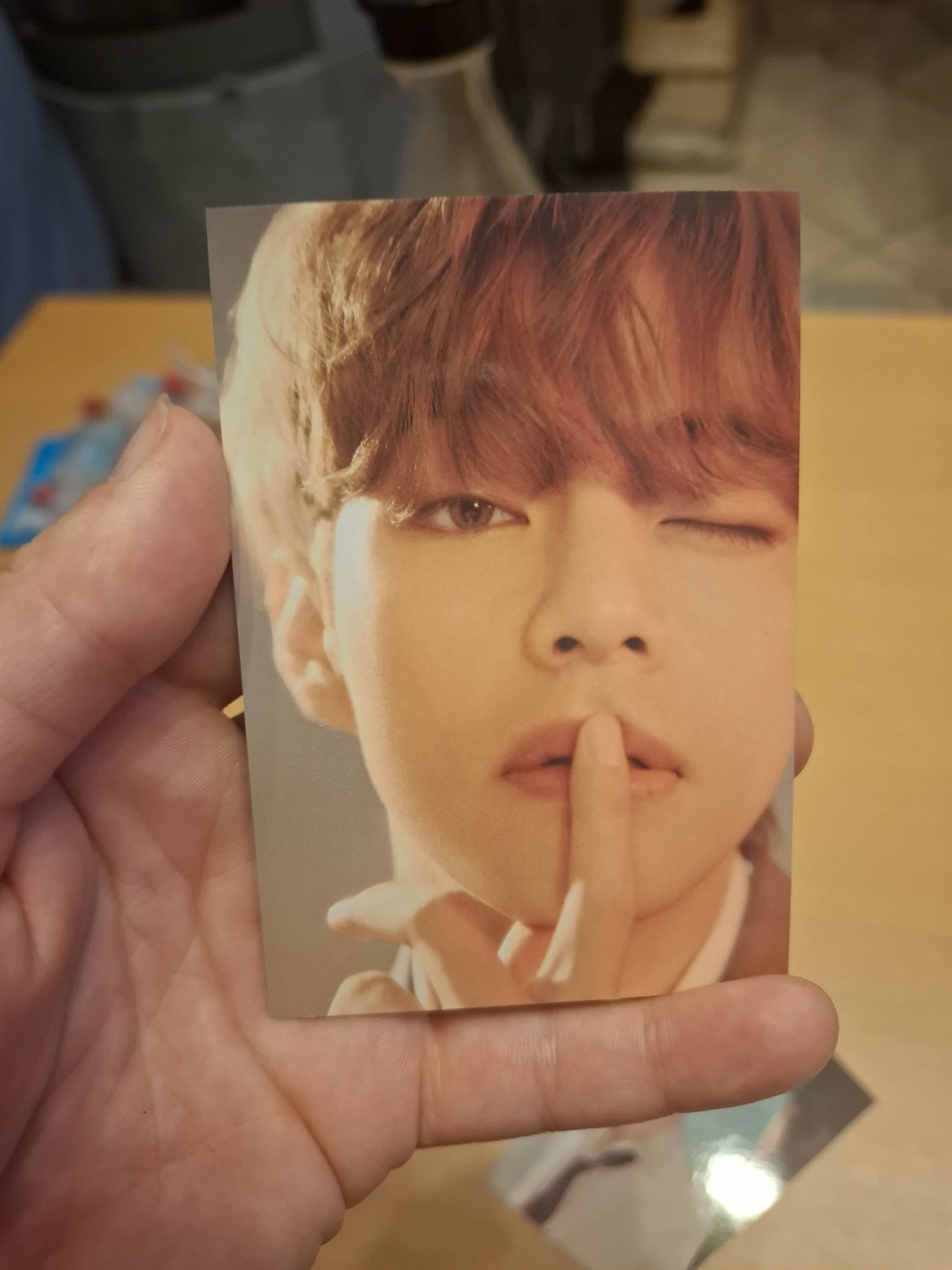 BTS V BTS - V - HYBE Insight Museum Event postcard listing photo 1