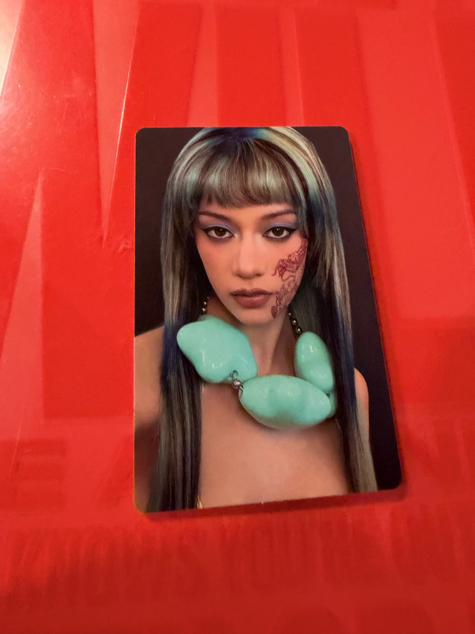 KATSEYE Megan KATSEYE - Megan - WILD Album wild heart version album photocard bad image - replace standard version listing photo 1