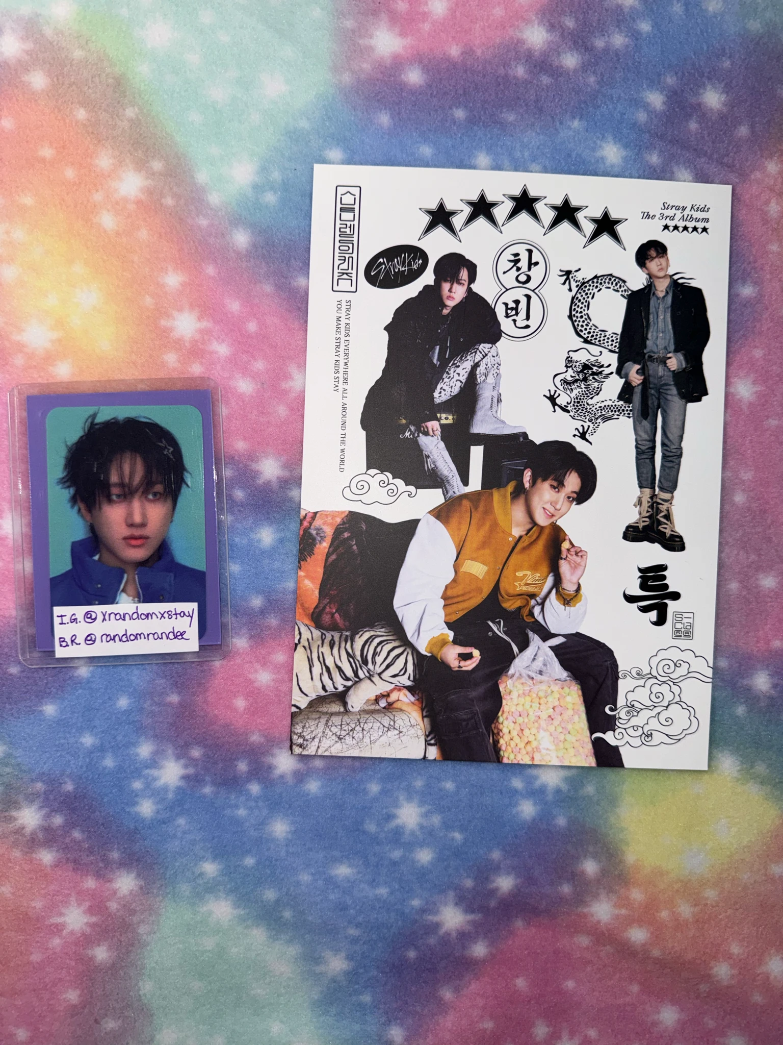 Stray Kids Changbin Stray Kids - Changbin - 5-STAR Album mini poster album inclusion listing photo 1