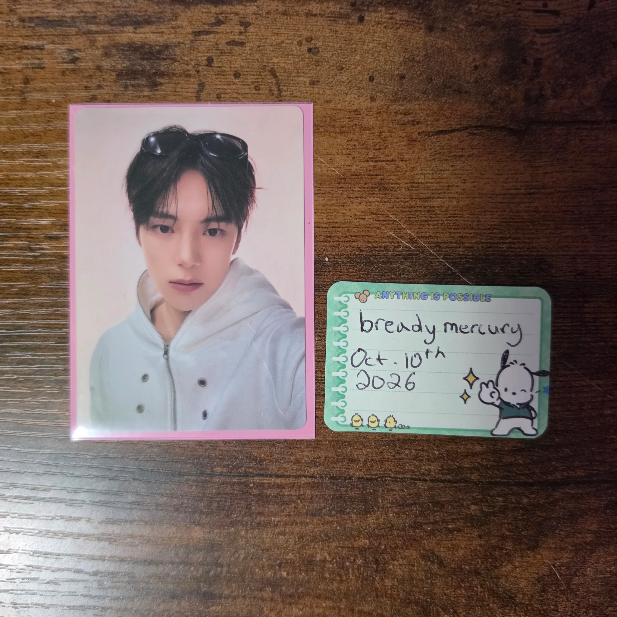 MONSTA X Minhyuk MONSTA X - Minhyuk - Unfold Album alive version album photocard english album listing photo 1