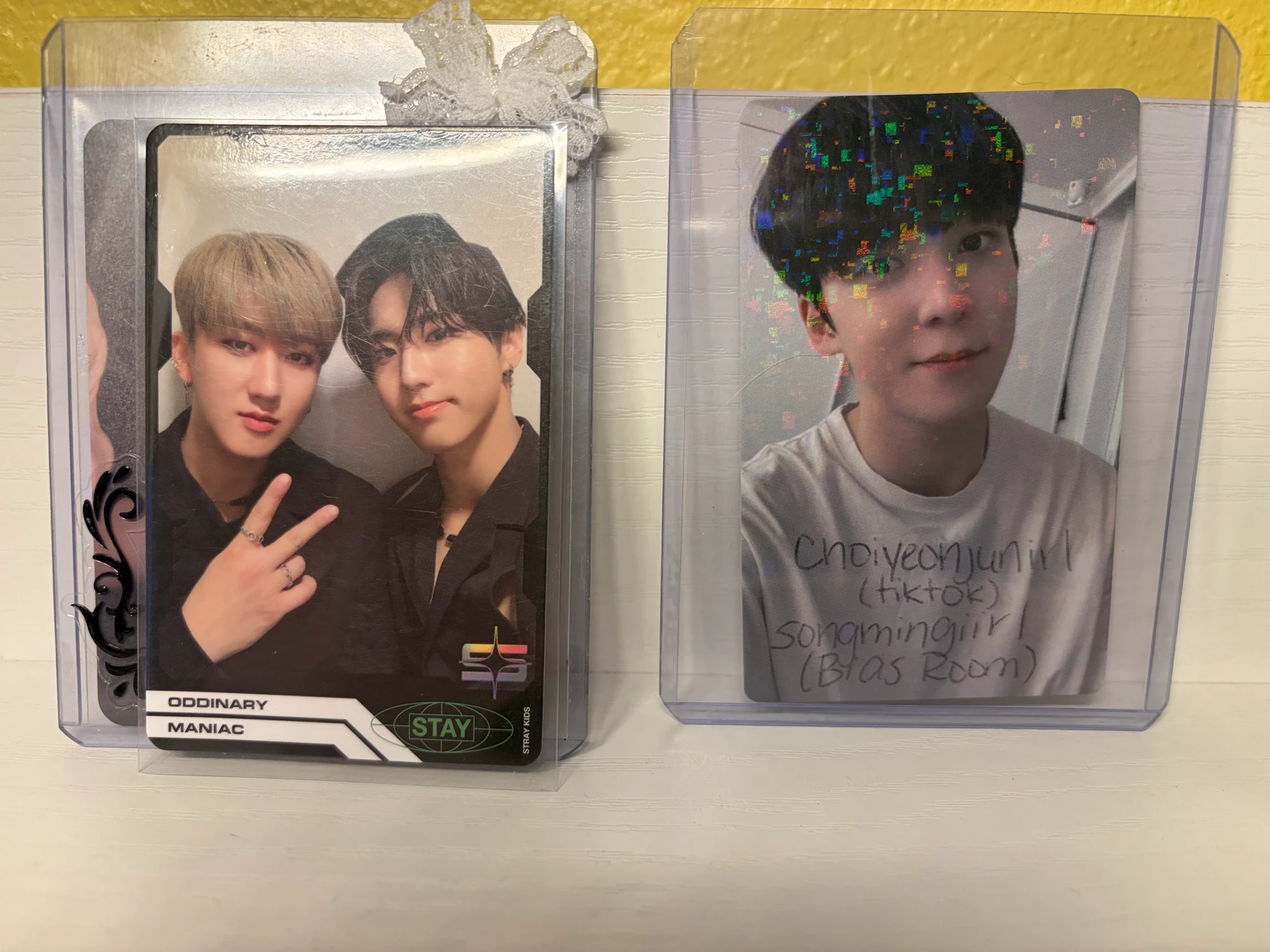 Stray Kids Stray Kids - HAN & Changbin - Oddinary Album album photocard pre-order benefit trading card listing photo 1