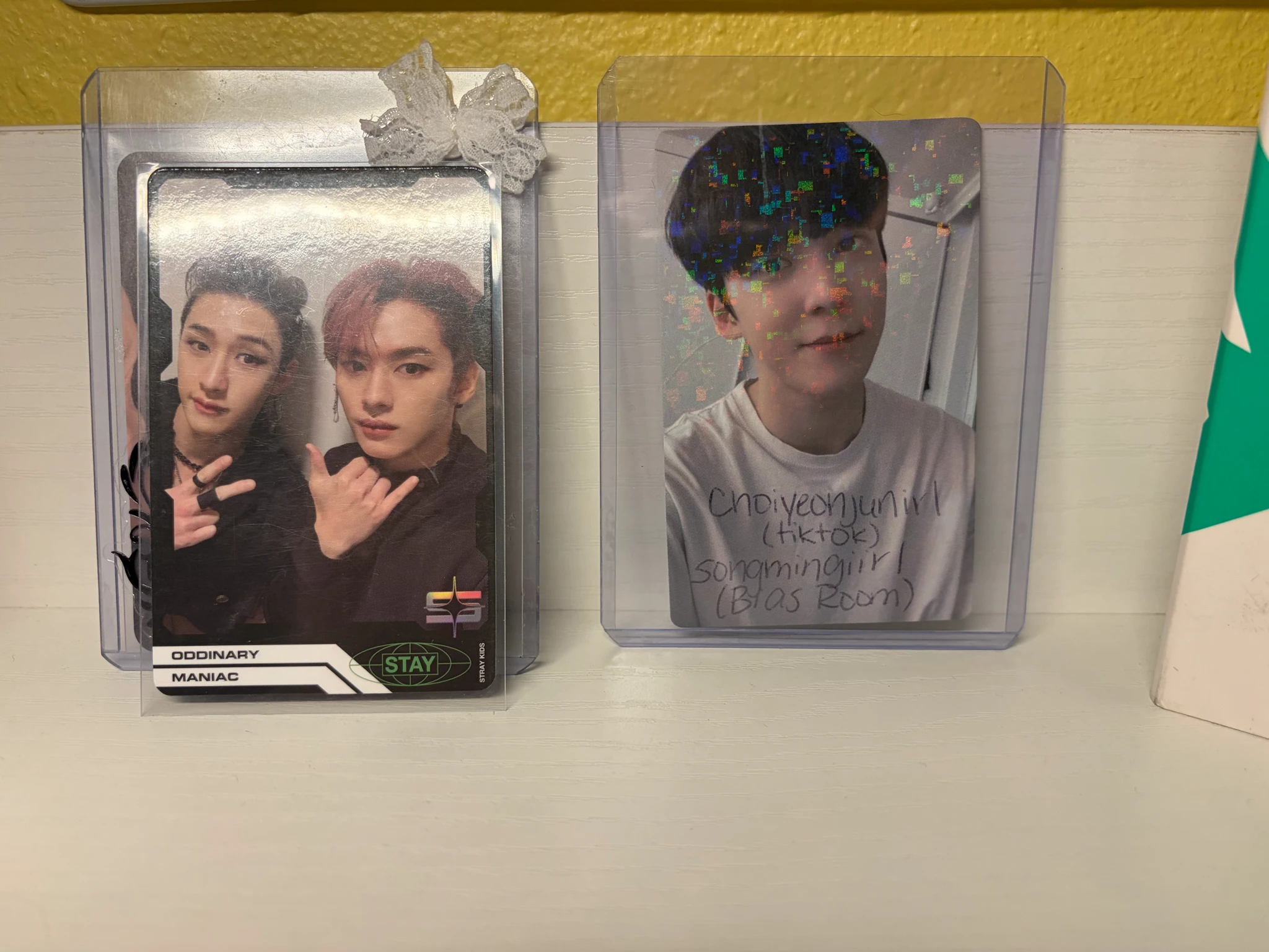 Stray Kids Stray Kids - Bang Chan & Lee Know - Oddinary Album album photocard pre-order benefit trading card listing photo 1