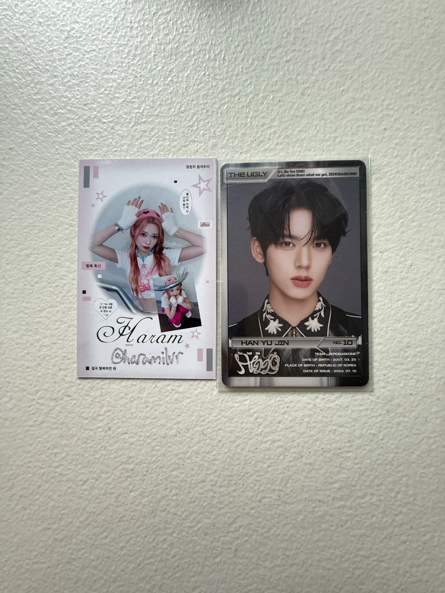 ZEROBASEONE Yujin ZEROBASEONE - Yujin - You had me at HELLO Album album photocard solar version id card listing photo 1
