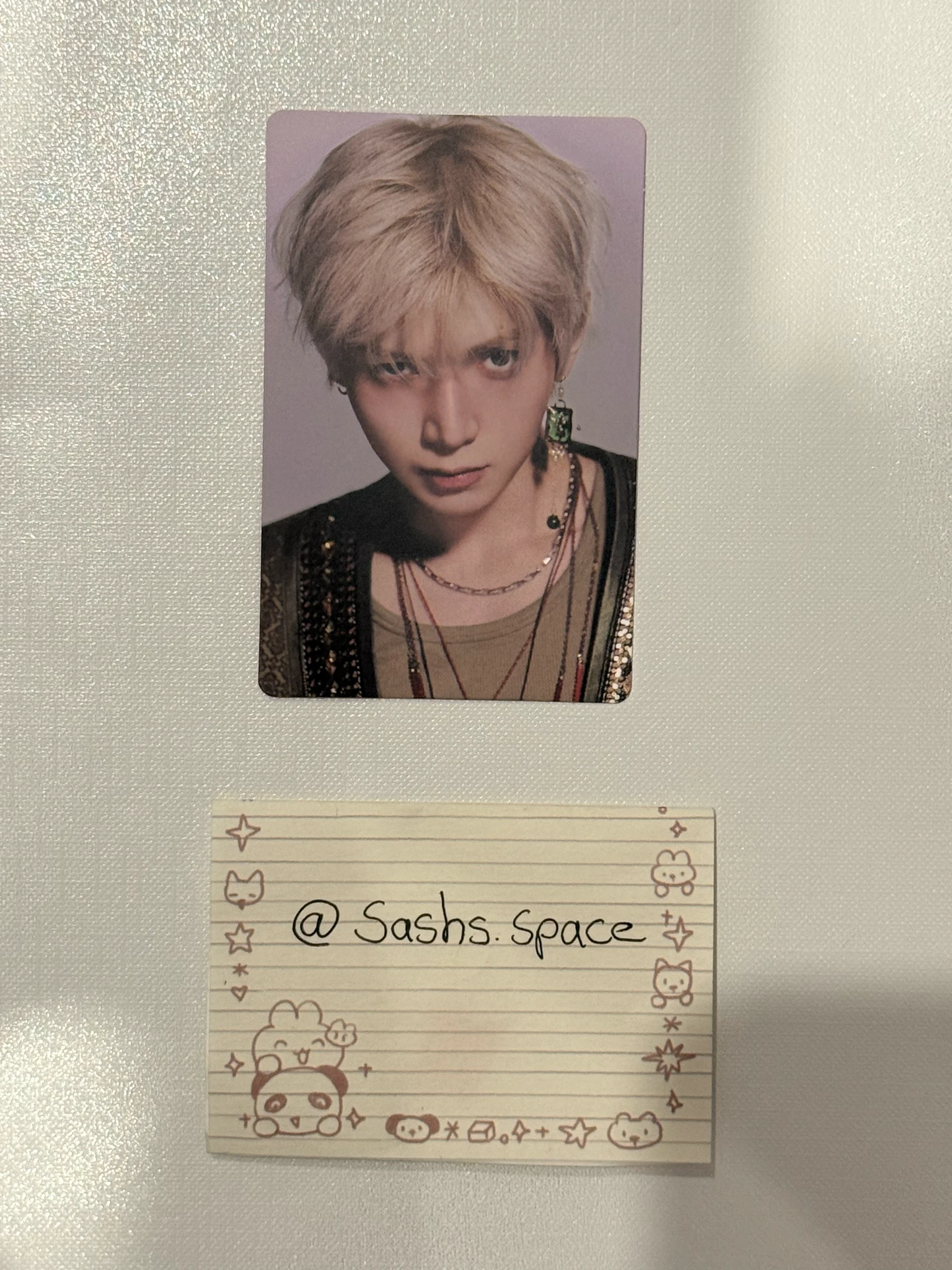 ATEEZ Yeosang ATEEZ - Yeosang - GOLDEN HOUR : Part.5 Album album photocard poca album A version qr card listing photo 1