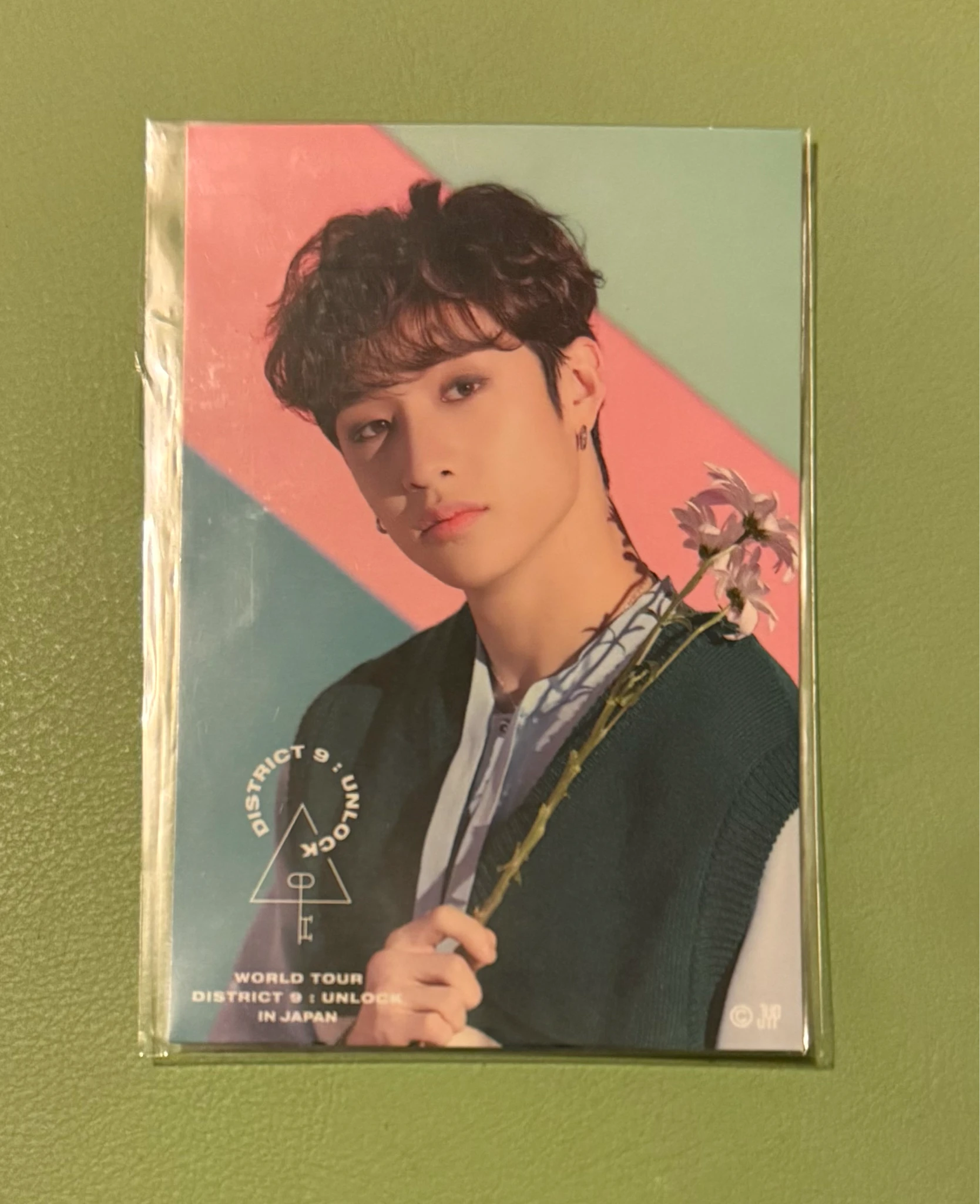 Stray Kids Bang Chan Stray Kids - Bang Chan - World Tour “District 9 : Unlock” Event japan lottery sticker jpfc (japan fanclub) sticker card supplemental listing photo 1