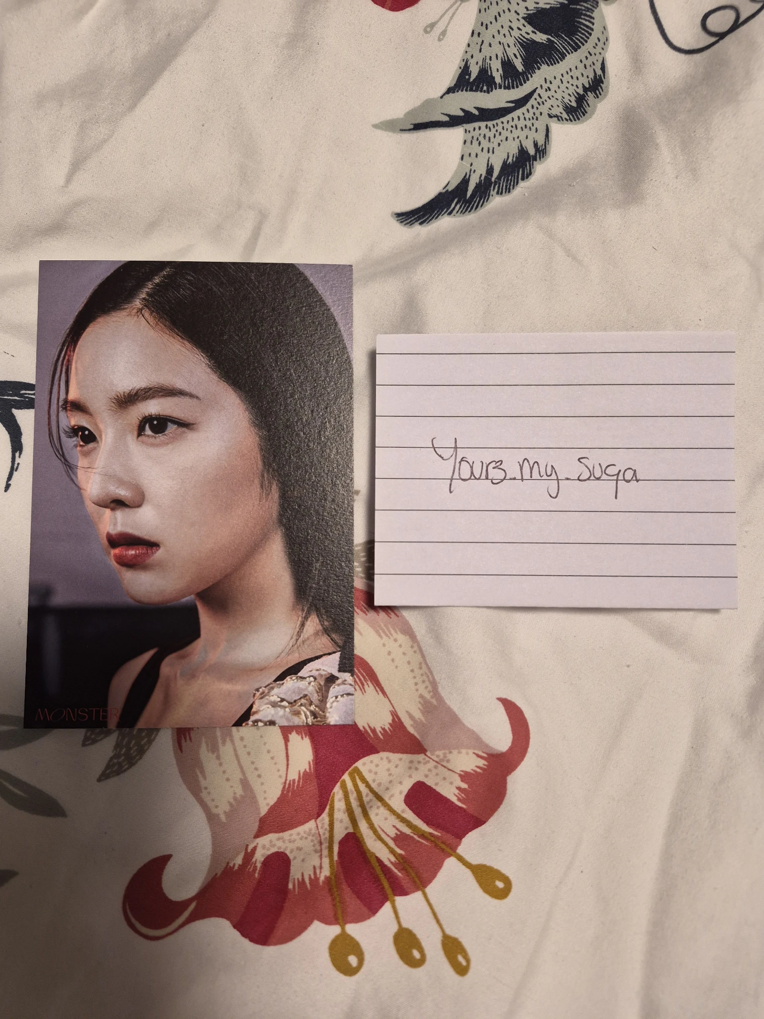 Red Velvet Irene Red Velvet - Irene - Monster Album postcard album inclusion listing photo 1